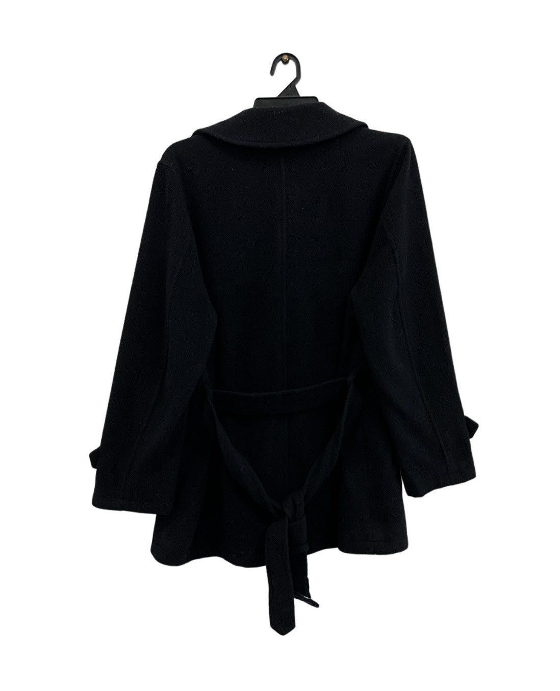 Yohji Yamamoto INED by YOHJI YAMAMOTO Black Wool Japanese Brand Coat Jacket Size US M / EU 48-50 / 2 - 2 Thumbnail