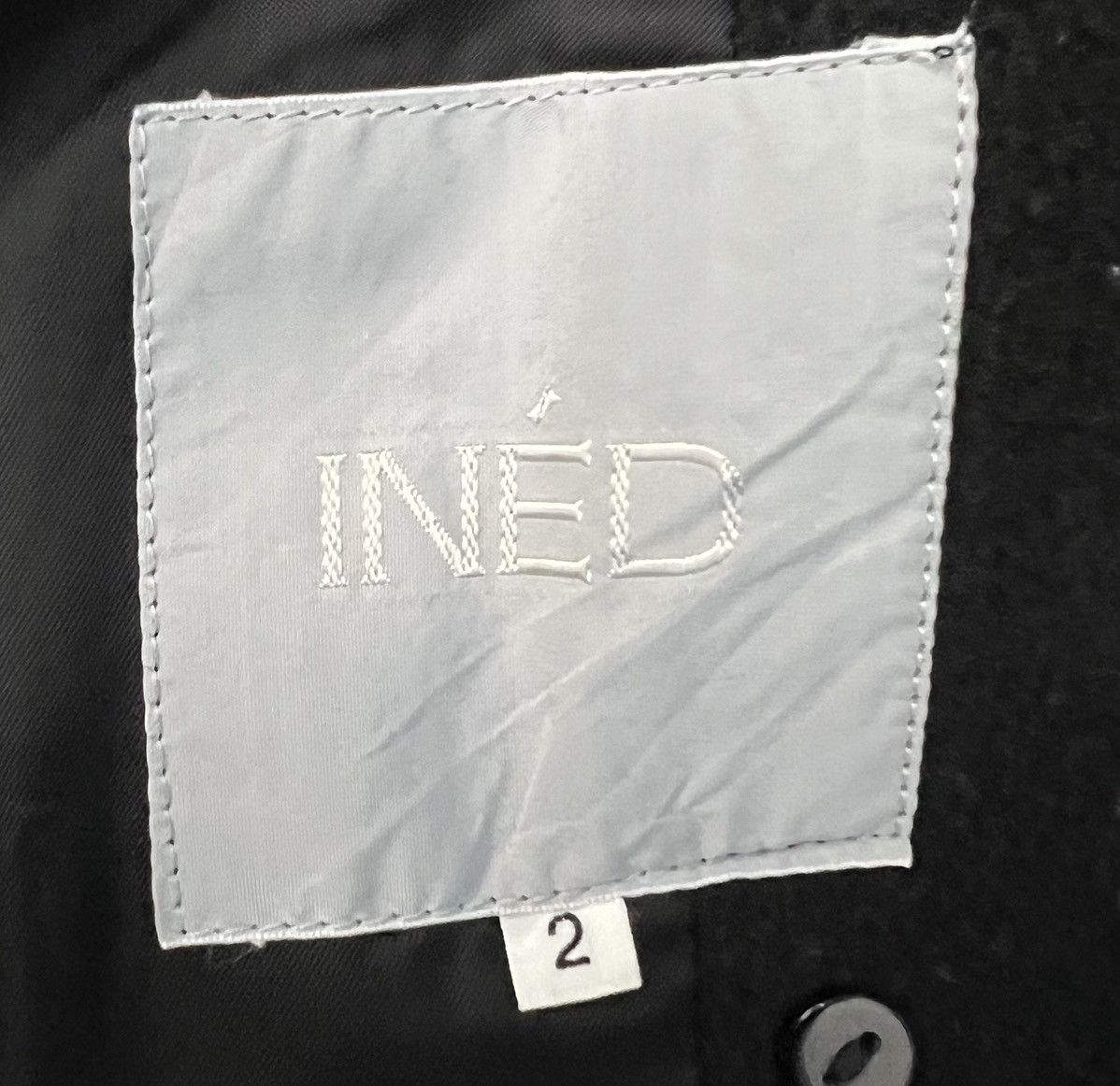 Yohji Yamamoto INED by YOHJI YAMAMOTO Black Wool Japanese Brand Coat Jacket Size US M / EU 48-50 / 2 - 10 Thumbnail