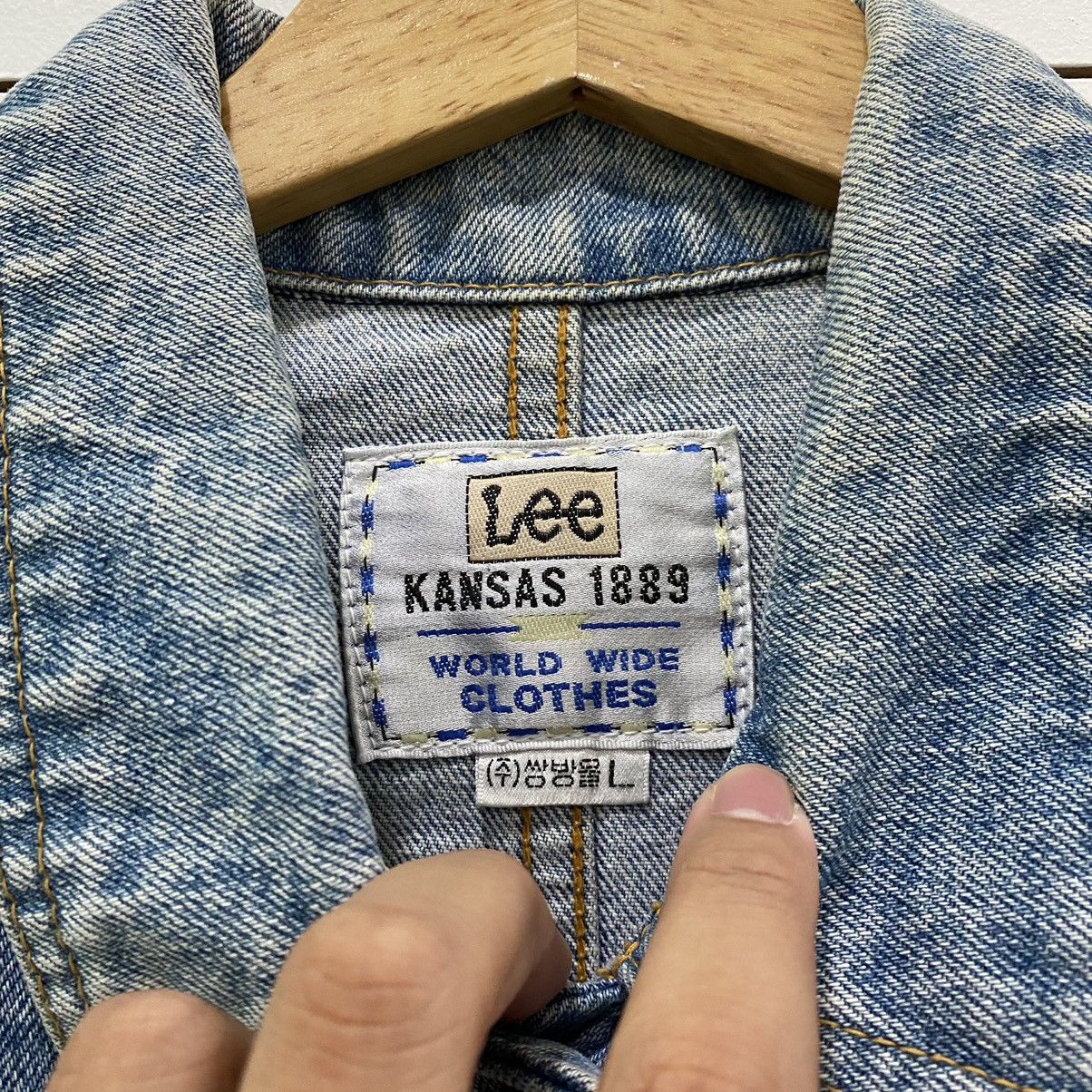 Lee Vintage Lee Floral Embroidered Women Cropped Denim Jacket Size US S / EU 44-46 / 1 - 6 Thumbnail
