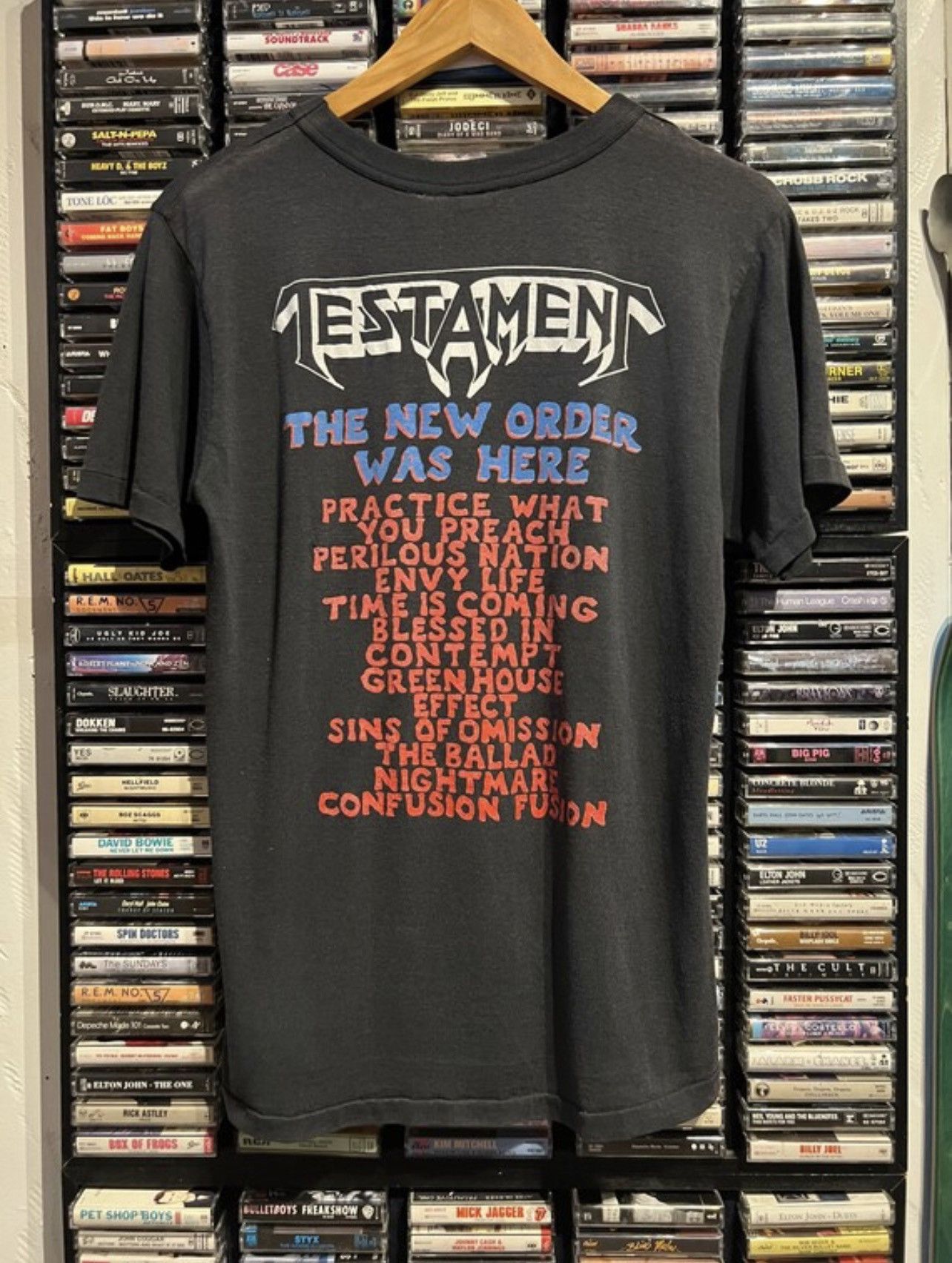 TESTAMENT 1989年ツアーTシャツ Vintage Testament 