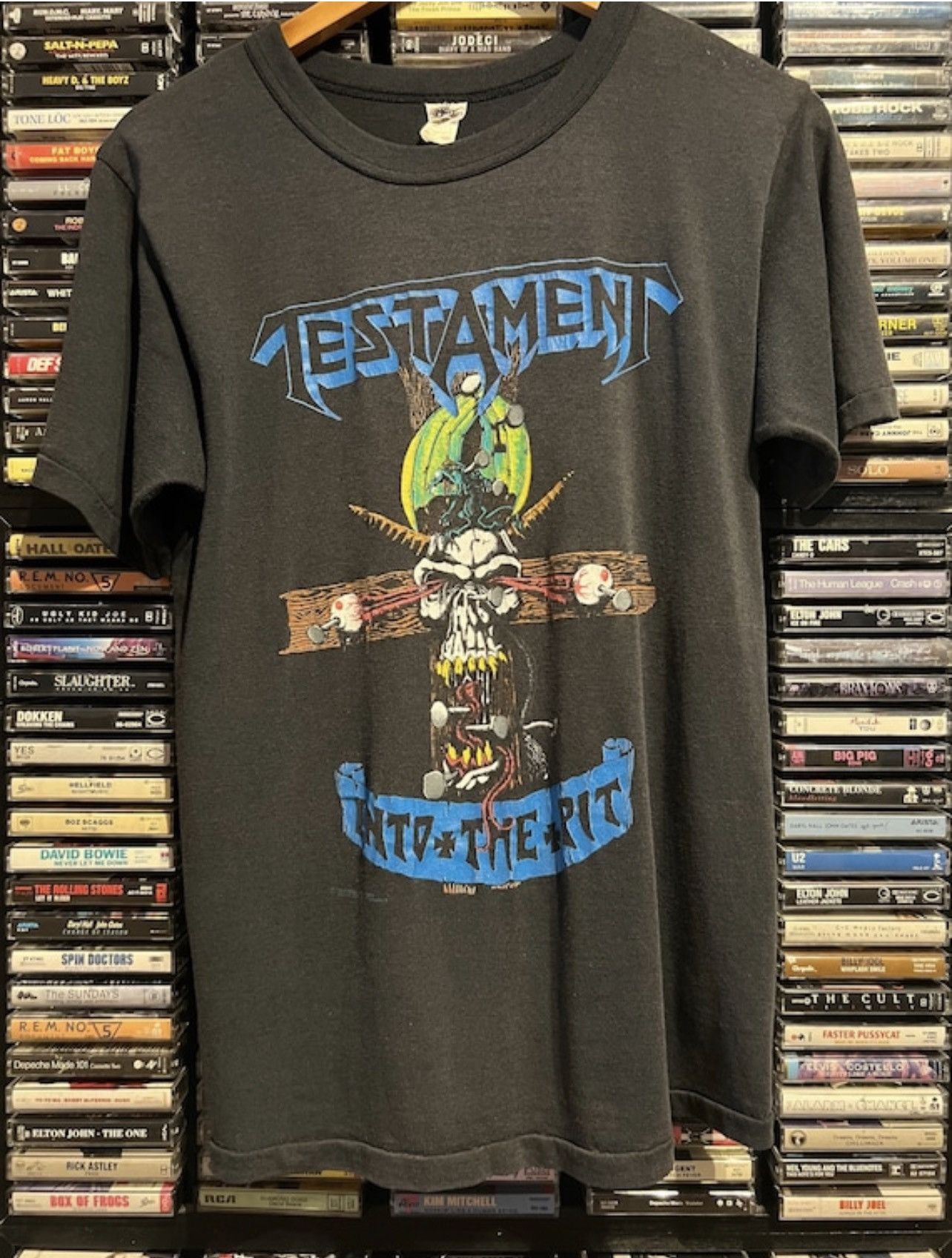 Vintage 1989 Testament “Into the Pit” Vintage tour t-shirt