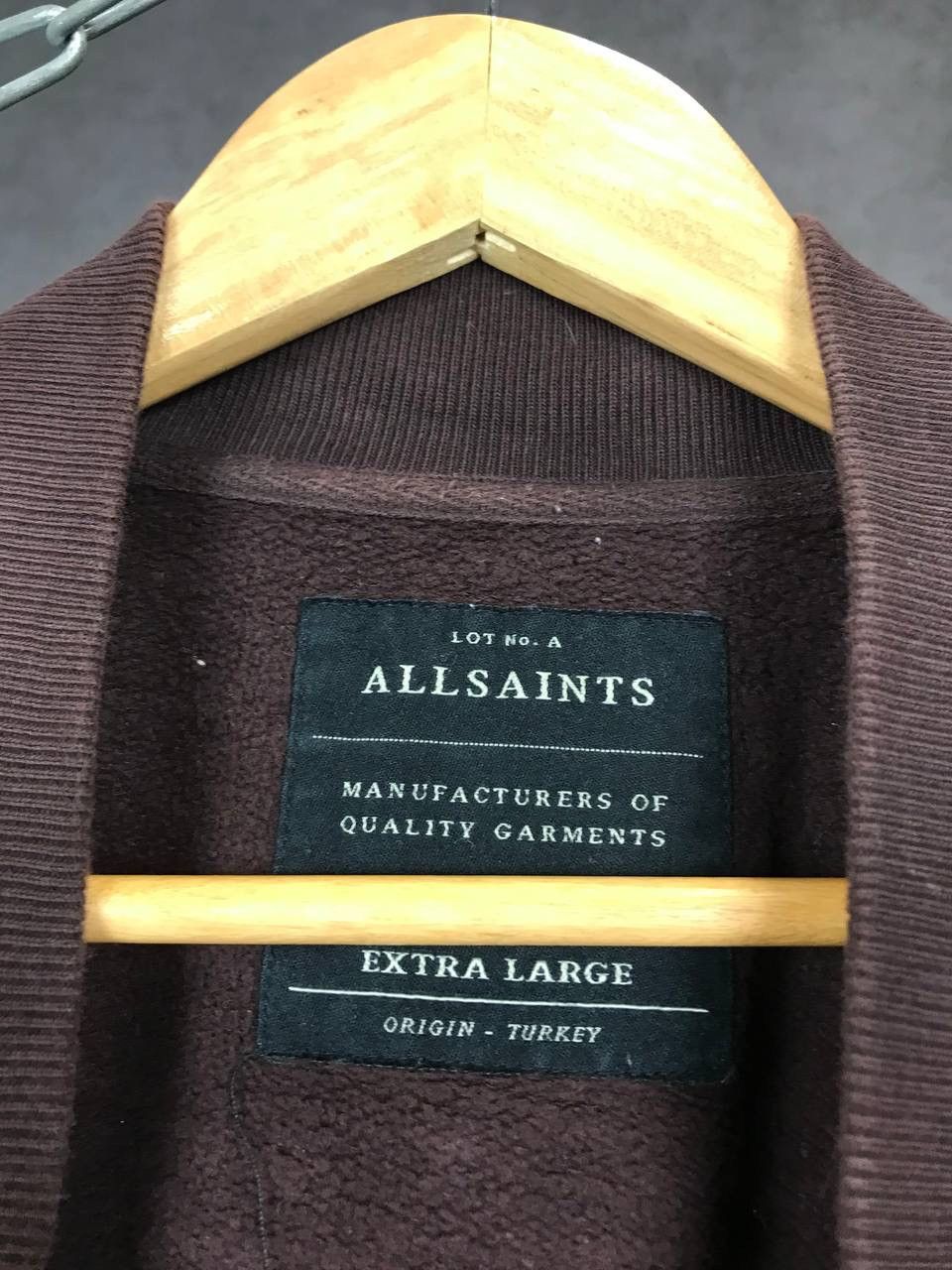Allsaints Allsaints luxury streetwear zip sweatshirt Size US L / EU 52-54 / 3 - 3 Thumbnail