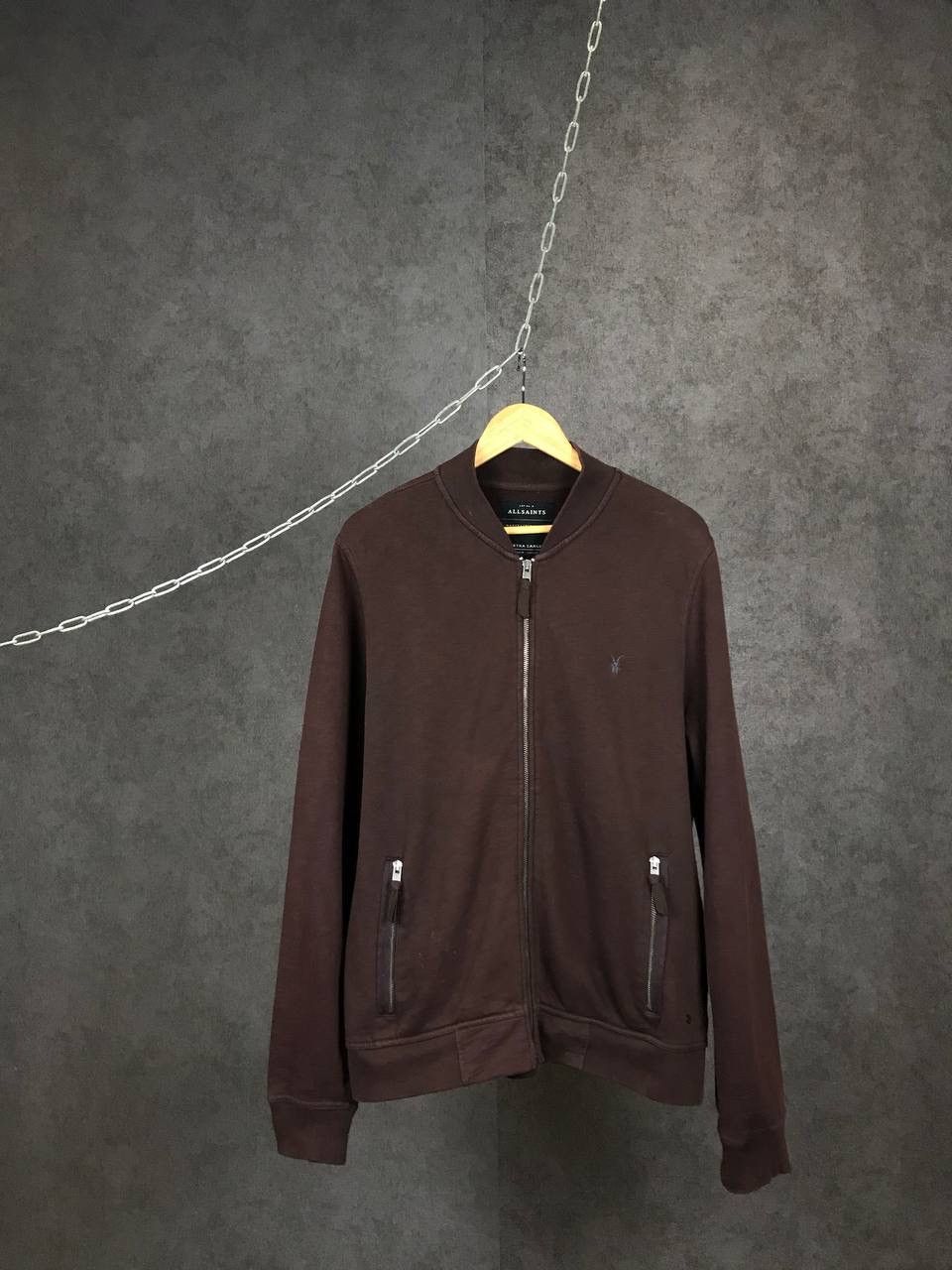 Allsaints Allsaints luxury streetwear zip sweatshirt Size US L / EU 52-54 / 3 - 1 Thumbnail