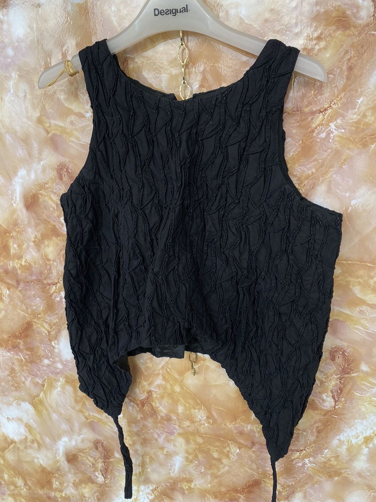 Other Y2K vintage lace tank top like miyake made in germany Size S / US 4 / IT 40 - 3 Thumbnail