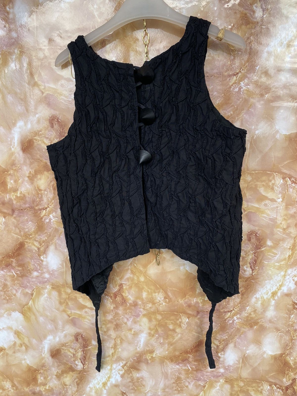 Other Y2K vintage lace tank top like miyake made in germany Size S / US 4 / IT 40 - 6 Thumbnail