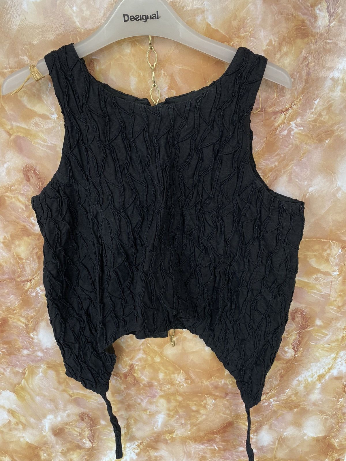 Other Y2K vintage lace tank top like miyake made in germany Size S / US 4 / IT 40 - 5 Thumbnail
