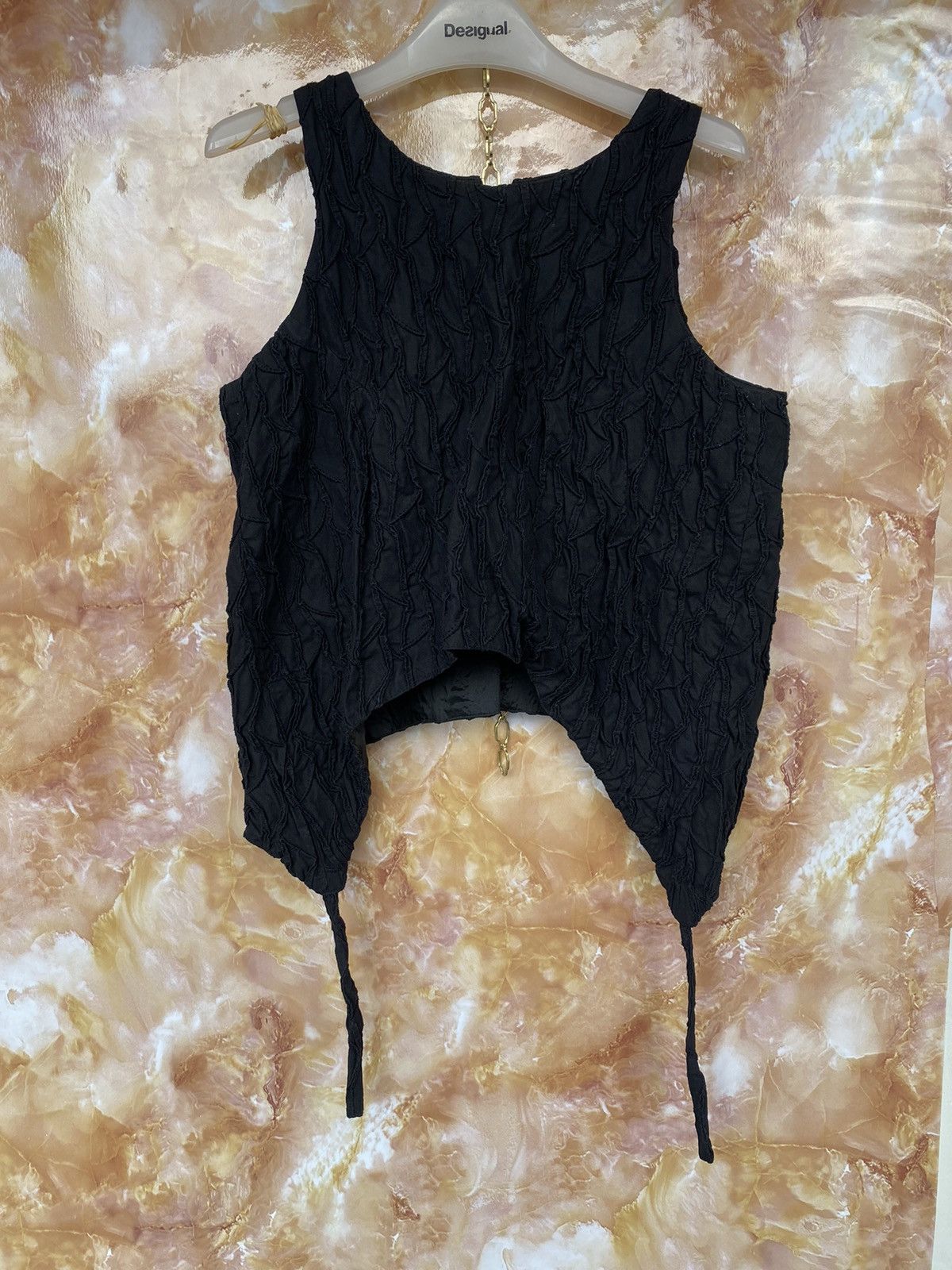 Other Y2K vintage lace tank top like miyake made in germany Size S / US 4 / IT 40 - 1 Thumbnail