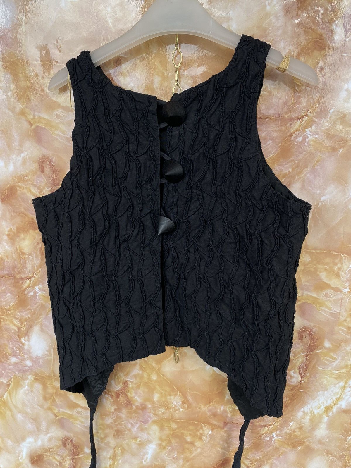 Other Y2K vintage lace tank top like miyake made in germany Size S / US 4 / IT 40 - 2 Thumbnail