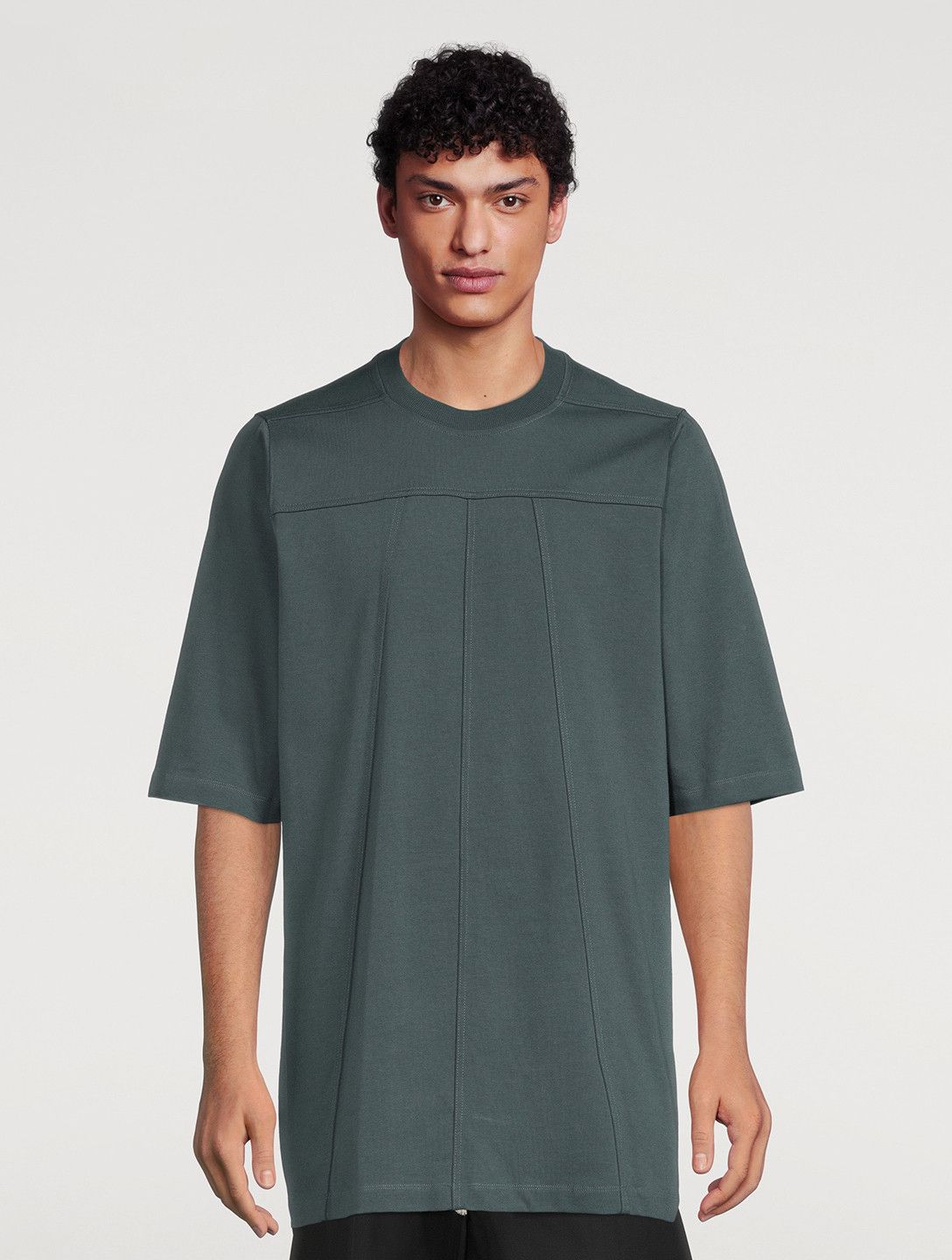Rick Owens (LAST DROP)80%off! FW22 Mainline Grid Jumbo Tee Size US L / EU 52-54 / 3 - 2 Thumbnail