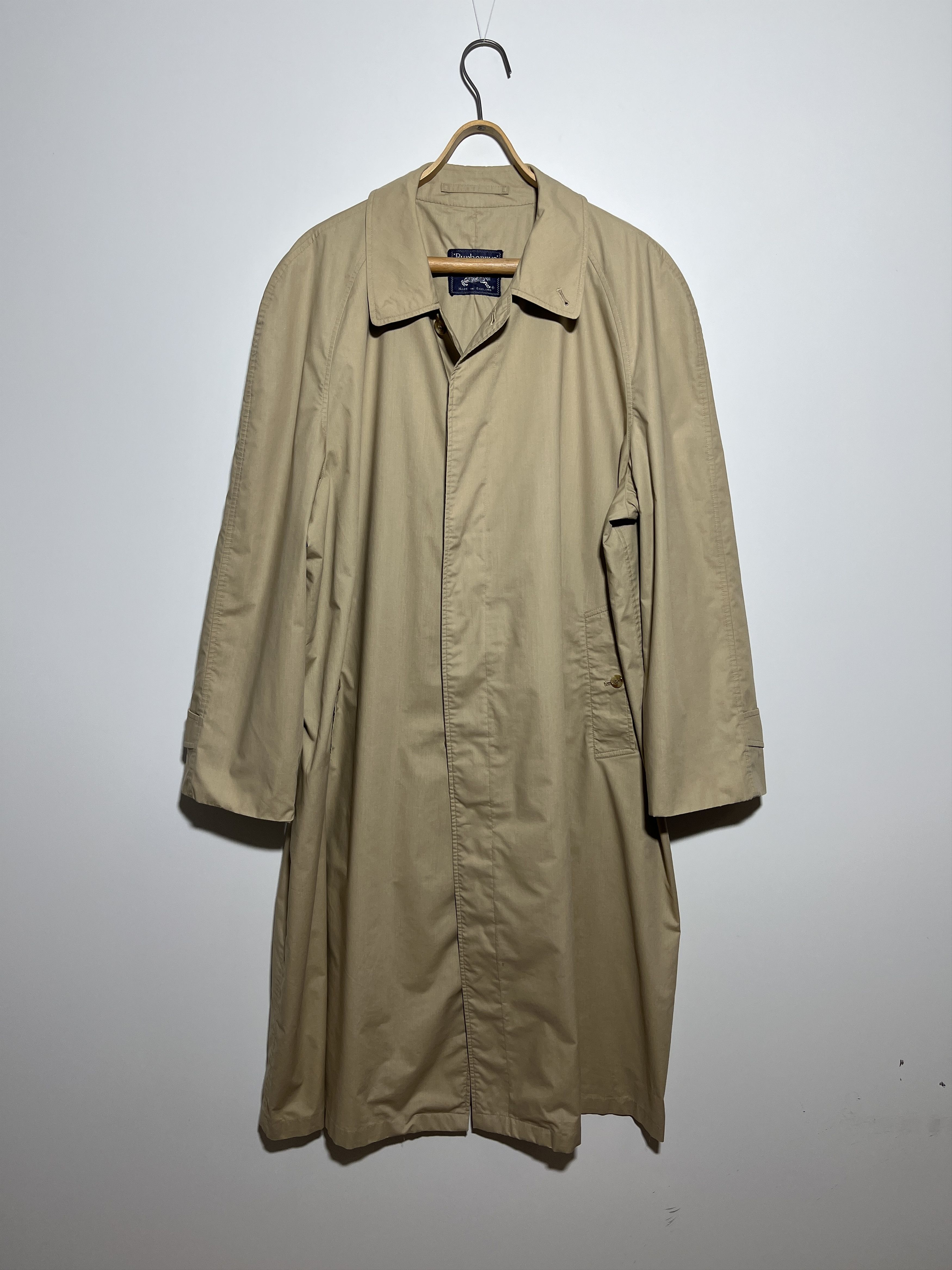 Burberry × Vintage Vintage 90s Burberrys Beige Trench Coat Size XL Size US XL / EU 56 / 4 - 3 Thumbnail