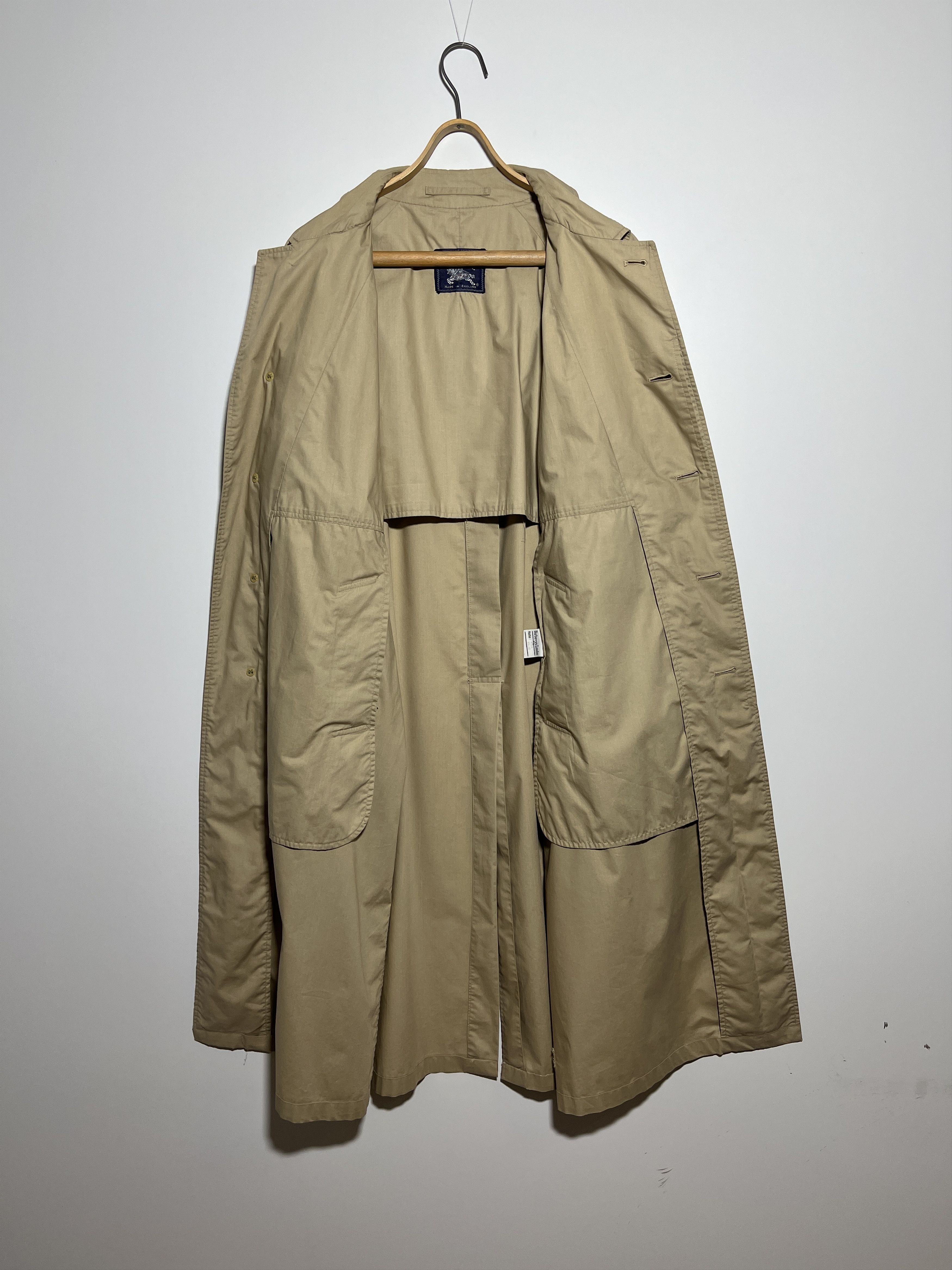 Burberry × Vintage Vintage 90s Burberrys Beige Trench Coat Size XL Size US XL / EU 56 / 4 - 4 Thumbnail
