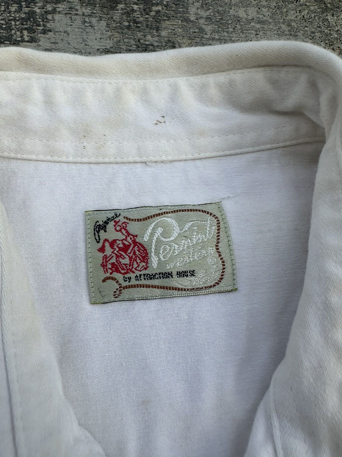 Vintage VINTAGE WESTERN SHIRT BY ATTRACTION HOUSE RODEO COWBOY PEARL Size US XL / EU 56 / 4 - 4 Thumbnail