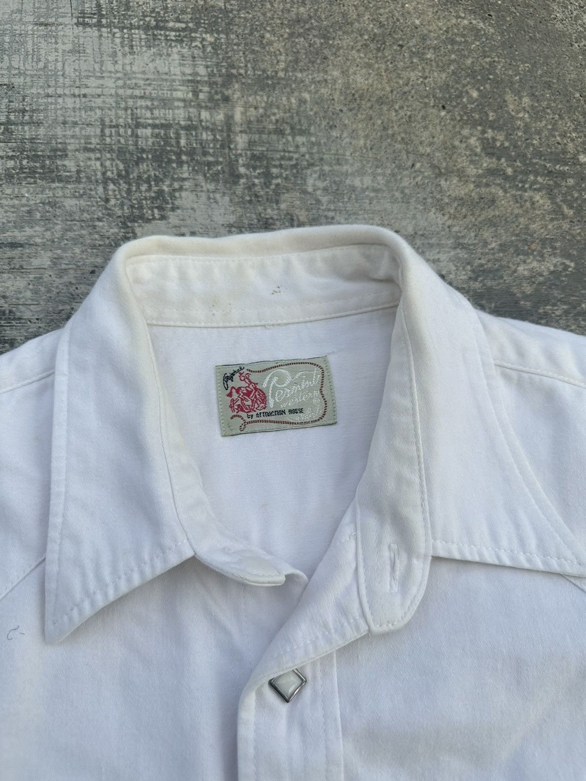 Vintage VINTAGE WESTERN SHIRT BY ATTRACTION HOUSE RODEO COWBOY PEARL Size US XL / EU 56 / 4 - 3 Thumbnail