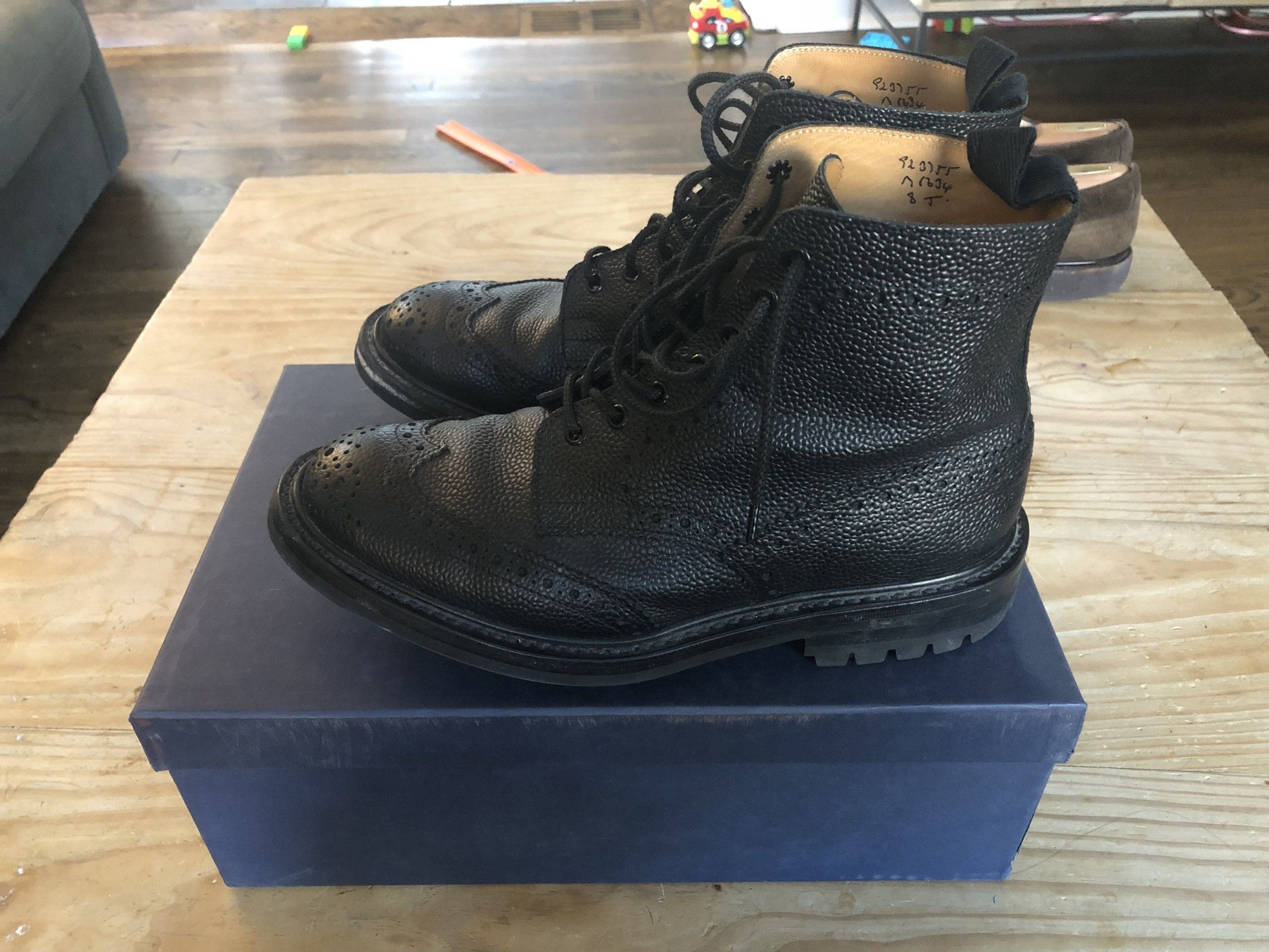 Trickers Commando Scotch Grain Brogue Boots | Grailed