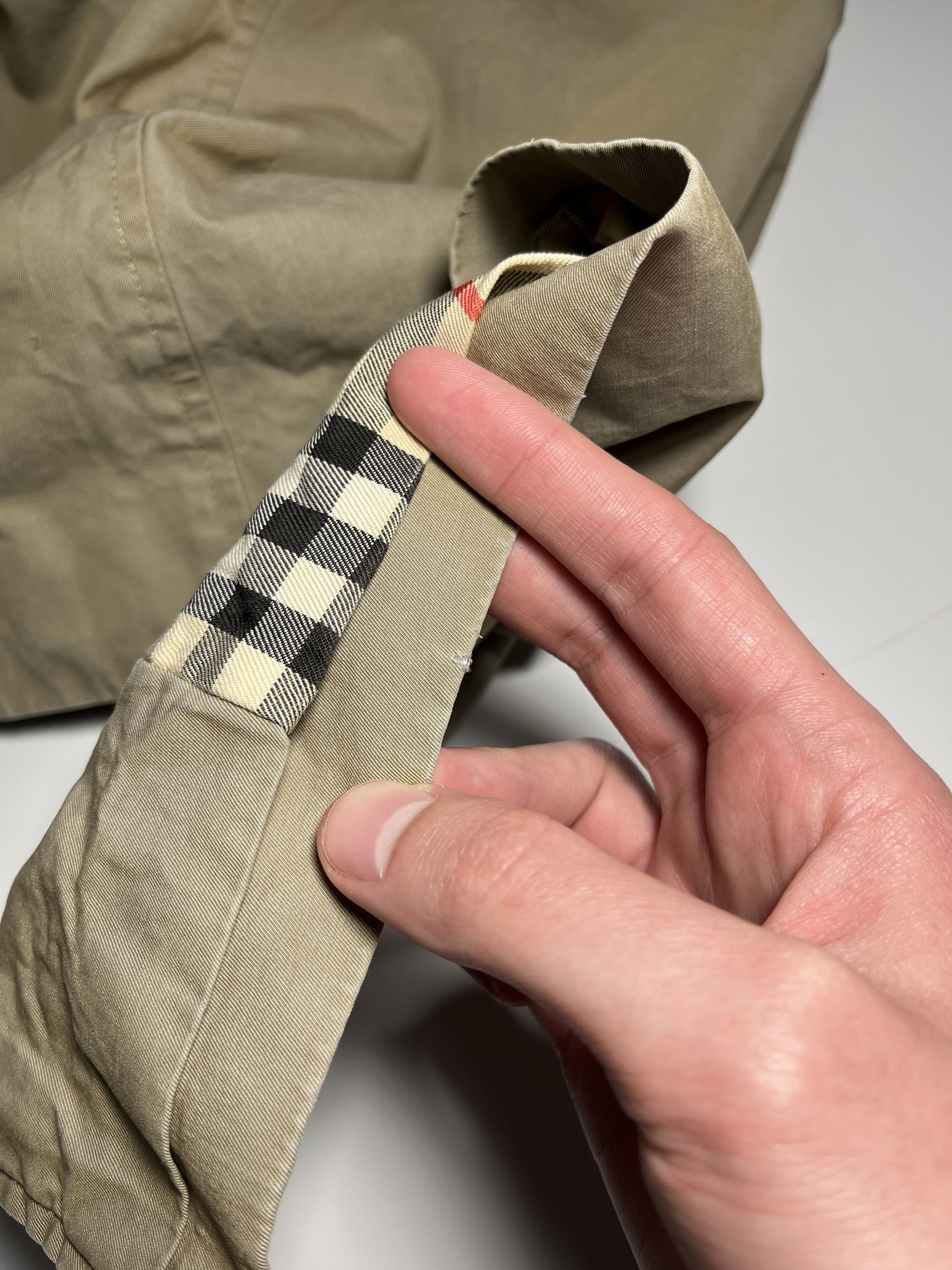 Burberry Vintage 90s Burberrys Nova Check Beige Trench Coat Size M Size US M / EU 48-50 / 2 - 17 Thumbnail