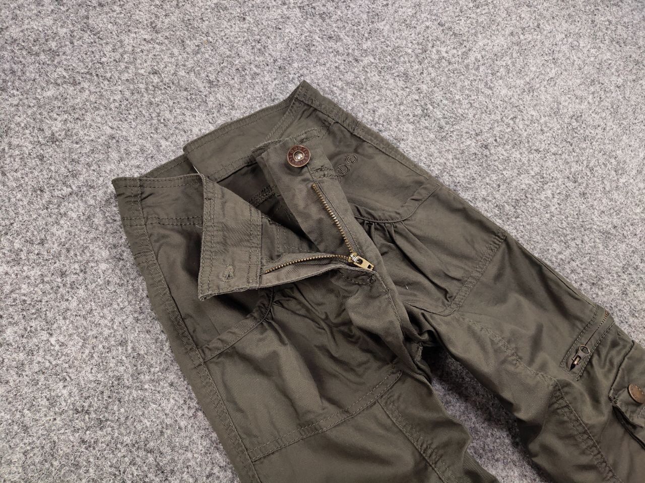 Japanese Brand Vintage 90's Japanese Baggy Multi Pocket Cargo pants Womens Size 28" / US 6 / IT 42 - 12 Thumbnail