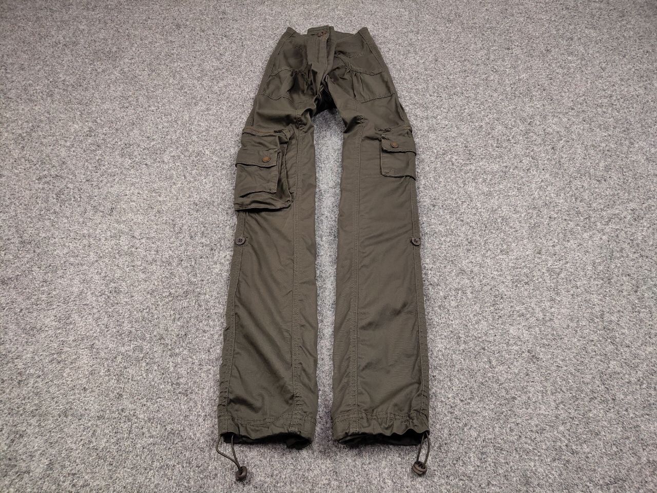 Japanese Brand Vintage 90's Japanese Baggy Multi Pocket Cargo pants Womens Size 28" / US 6 / IT 42 - 2 Thumbnail