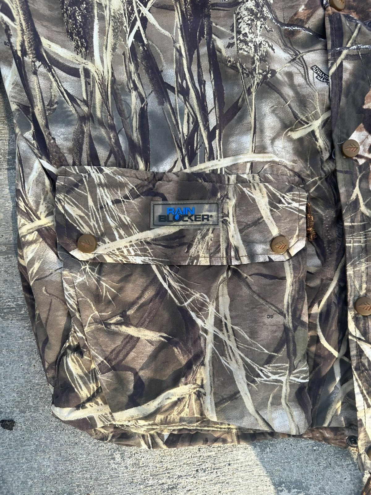 Vintage VINTAGE DUCKS UNLIMITED REALTREE CAMO RAIN BLOCKER MOUNTAIN Size US XL / EU 56 / 4 - 3 Thumbnail