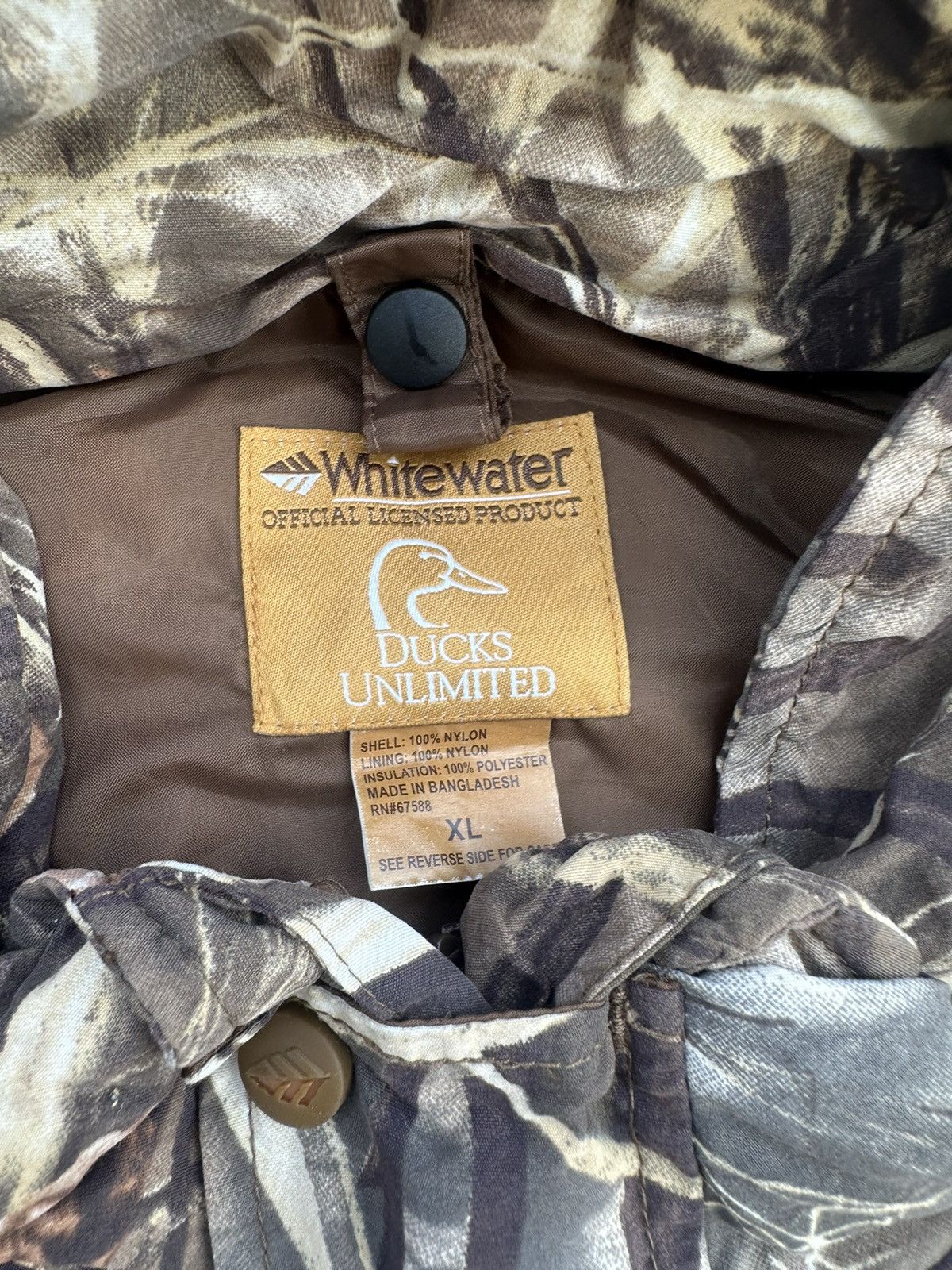 Vintage VINTAGE DUCKS UNLIMITED REALTREE CAMO RAIN BLOCKER MOUNTAIN Size US XL / EU 56 / 4 - 4 Thumbnail