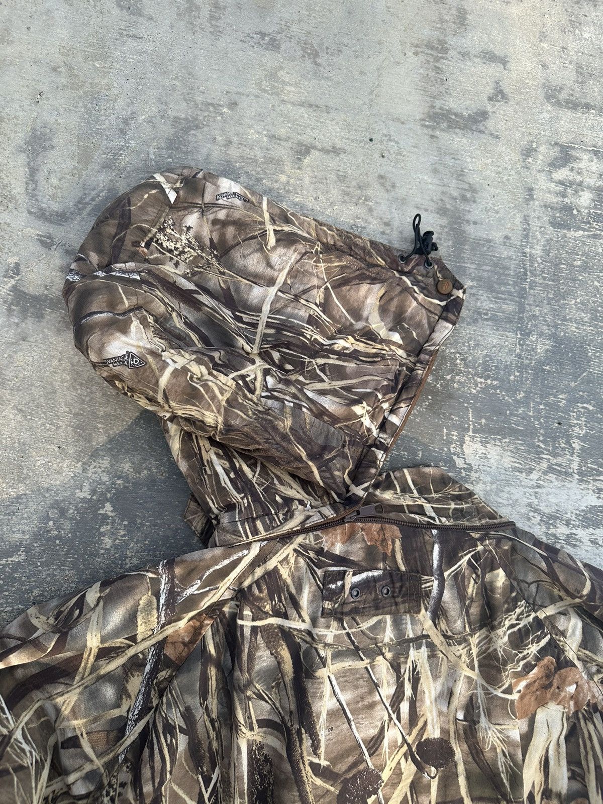 Vintage VINTAGE DUCKS UNLIMITED REALTREE CAMO RAIN BLOCKER MOUNTAIN Size US XL / EU 56 / 4 - 7 Thumbnail