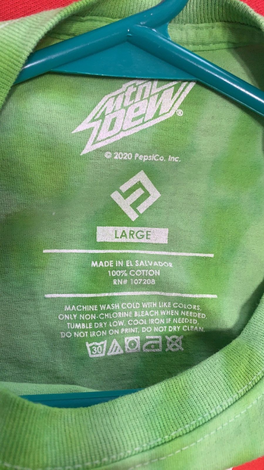 Mountain Dew Large Green Mtn Dew Shirt Size US L / EU 52-54 / 3 - 3 Thumbnail