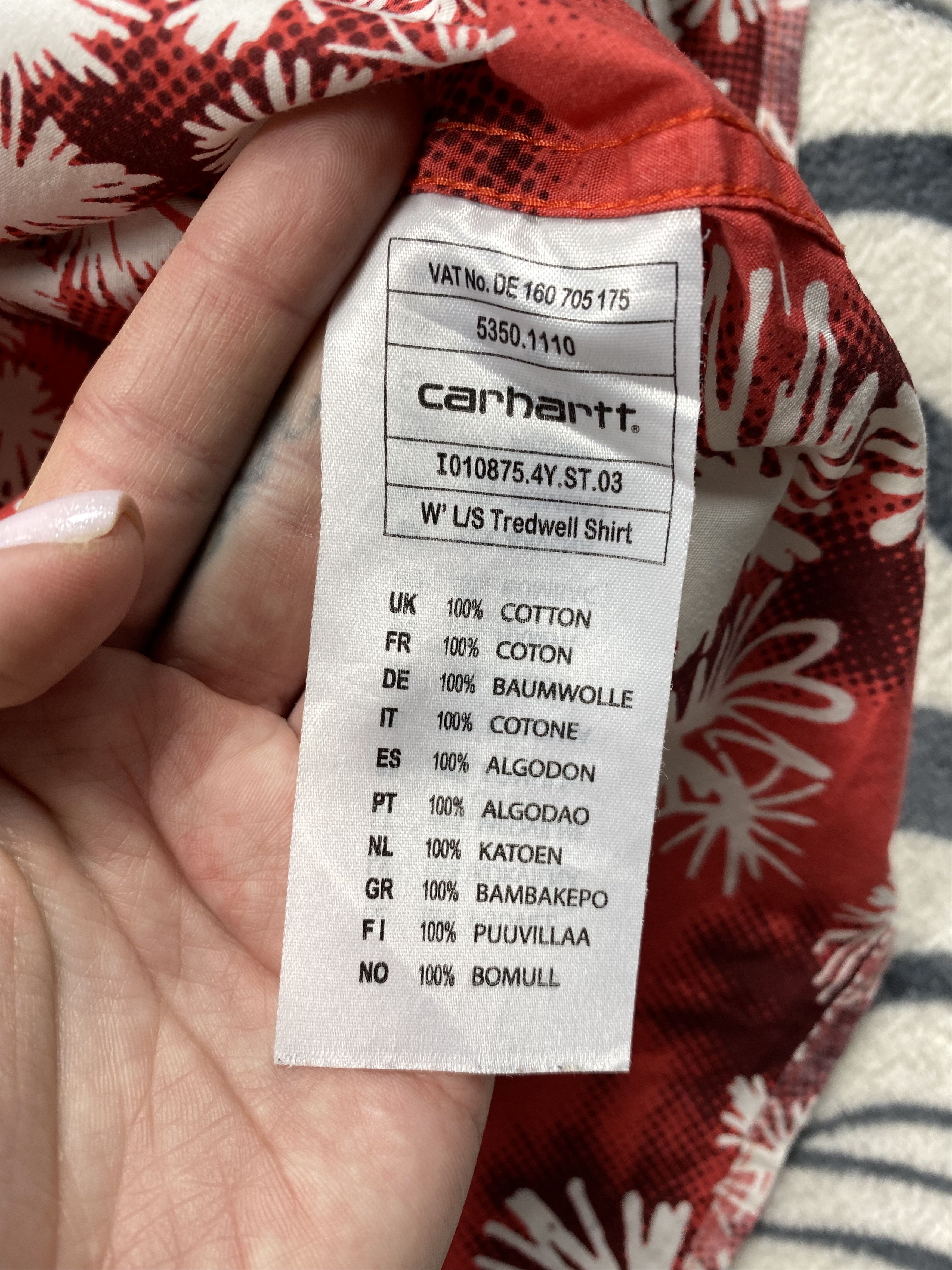 Carhartt Carhartt Mens Hawaiian Shirt Size US M / EU 48-50 / 2 - 6 Thumbnail
