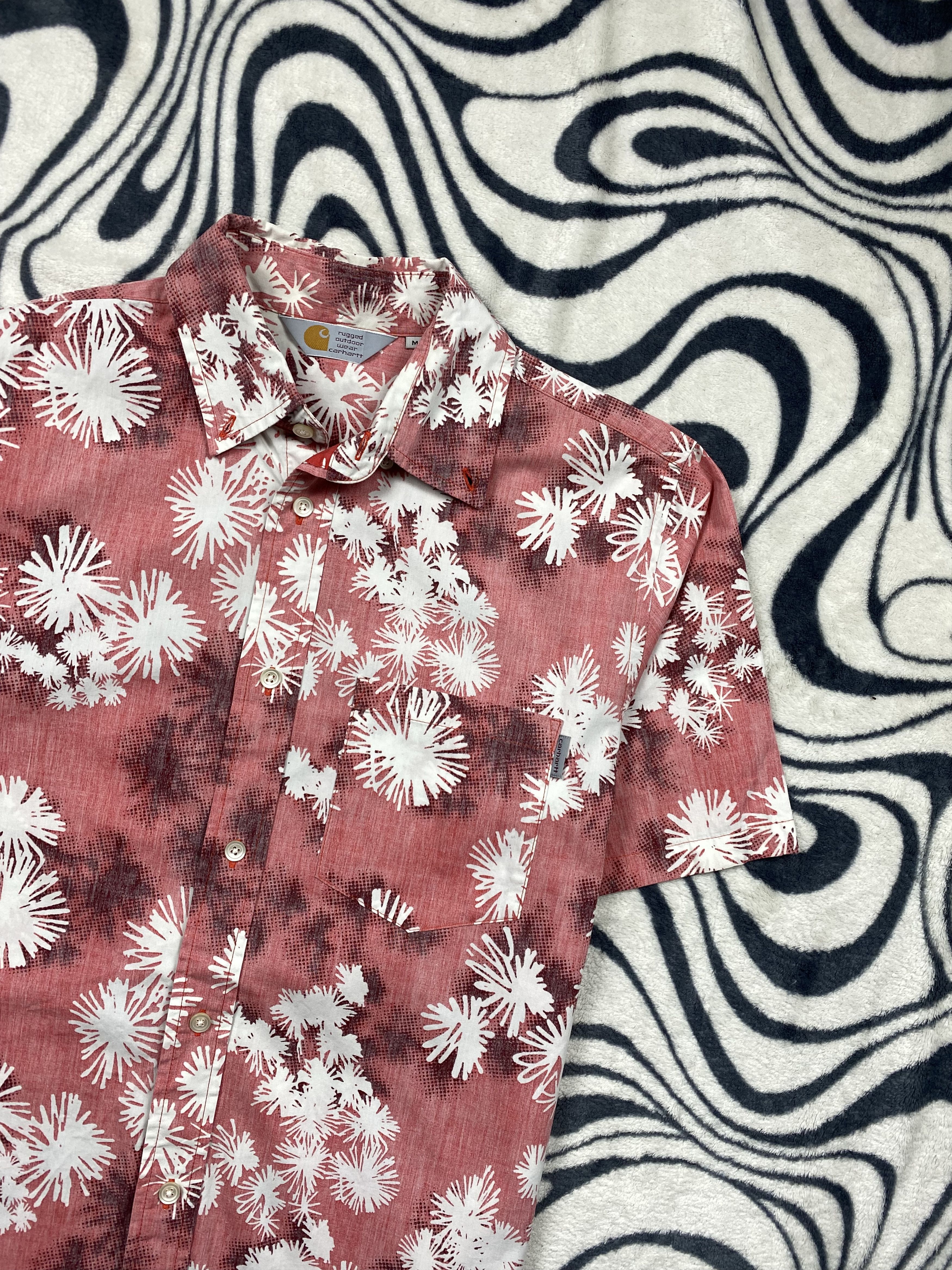 Carhartt Carhartt Mens Hawaiian Shirt Size US M / EU 48-50 / 2 - 2 Thumbnail