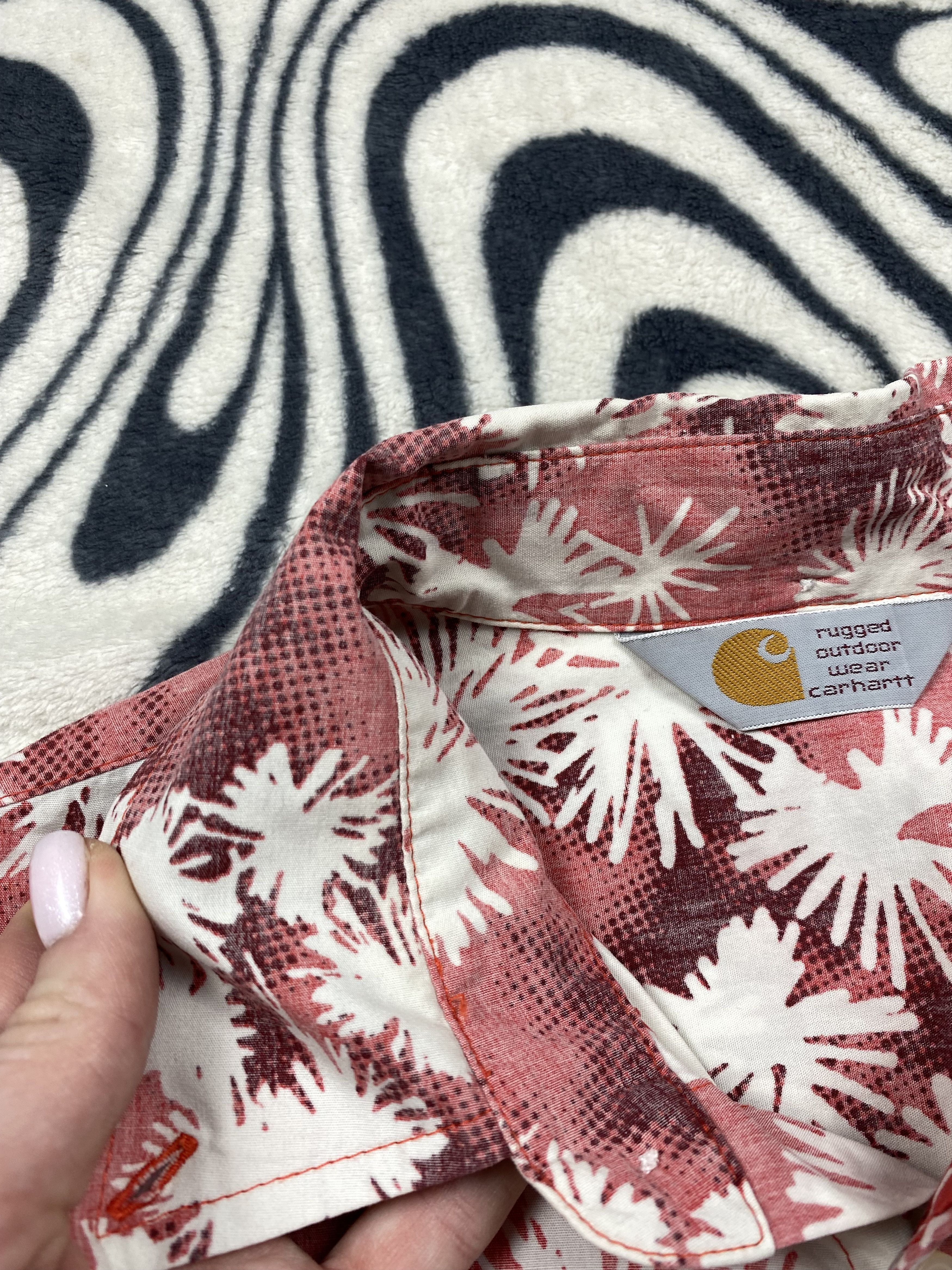 Carhartt Carhartt Mens Hawaiian Shirt Size US M / EU 48-50 / 2 - 5 Thumbnail