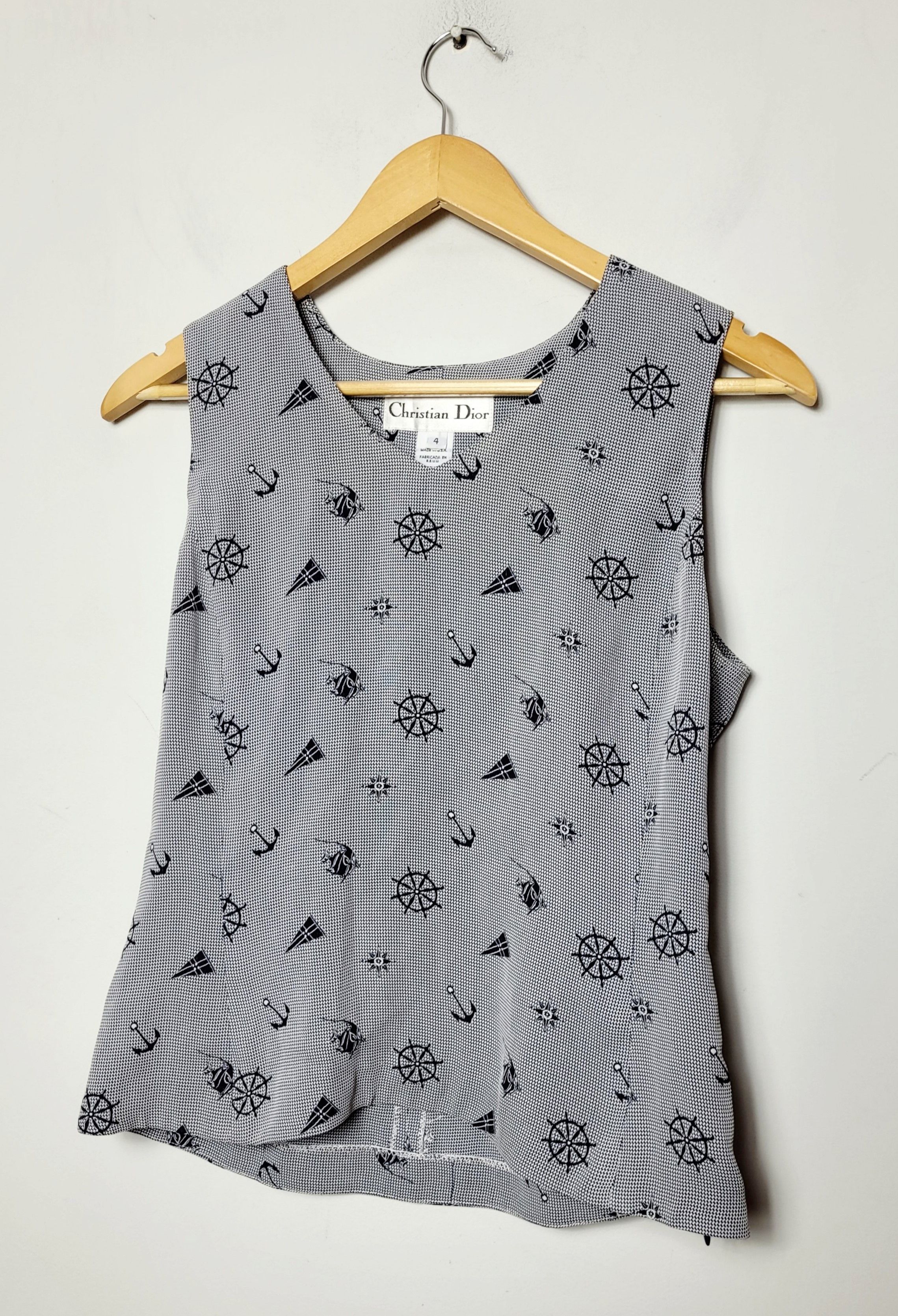 Dior vintage Christian Dior top Size S / US 4 / IT 40 - 1 Thumbnail