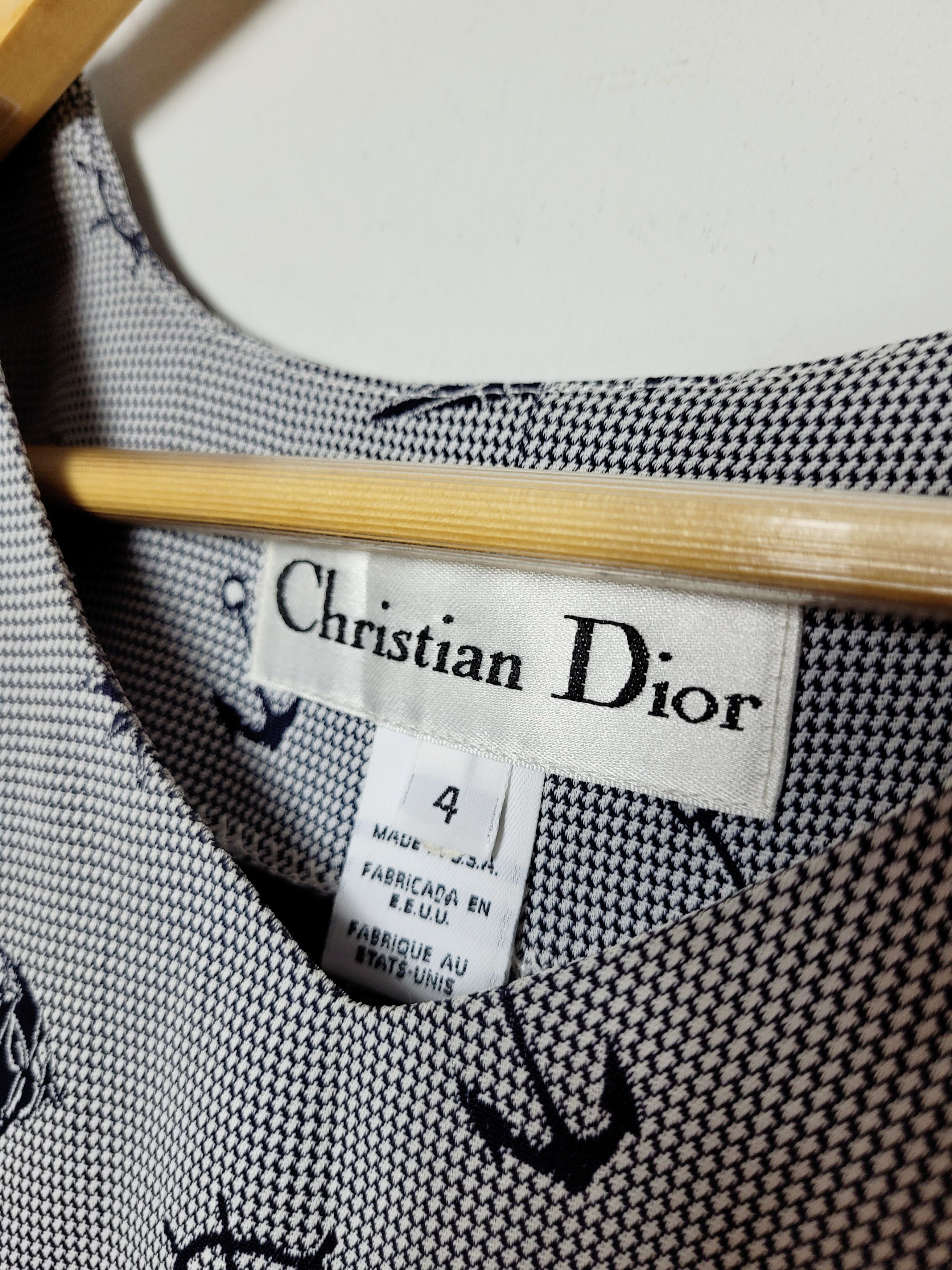 Dior vintage Christian Dior top Size S / US 4 / IT 40 - 5 Thumbnail