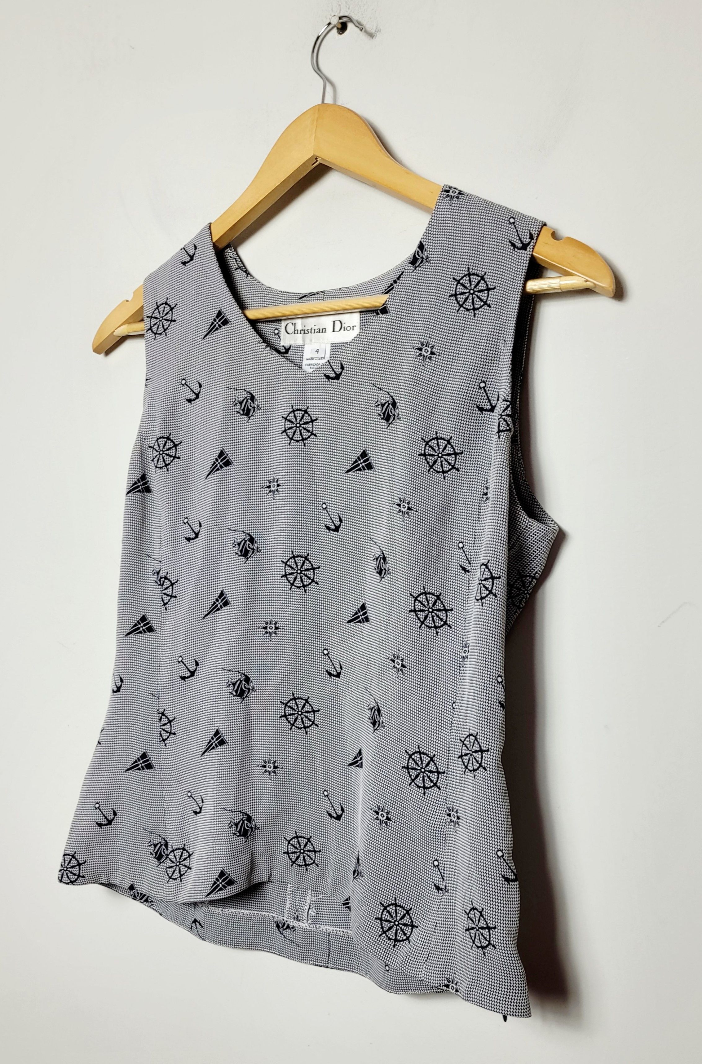 Dior vintage Christian Dior top Size S / US 4 / IT 40 - 2 Thumbnail