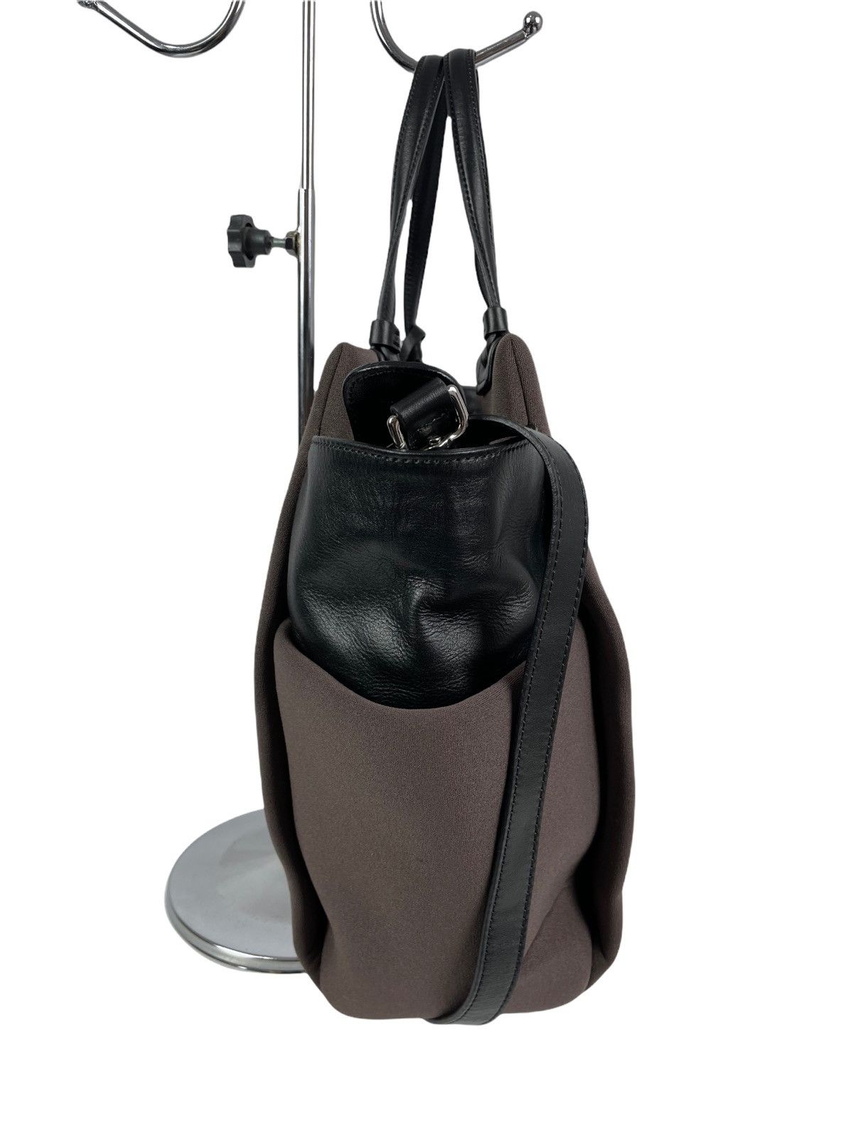 Designer LouBay Italy Soft Handbag nylon + leather Size ONE SIZE - 6 Thumbnail