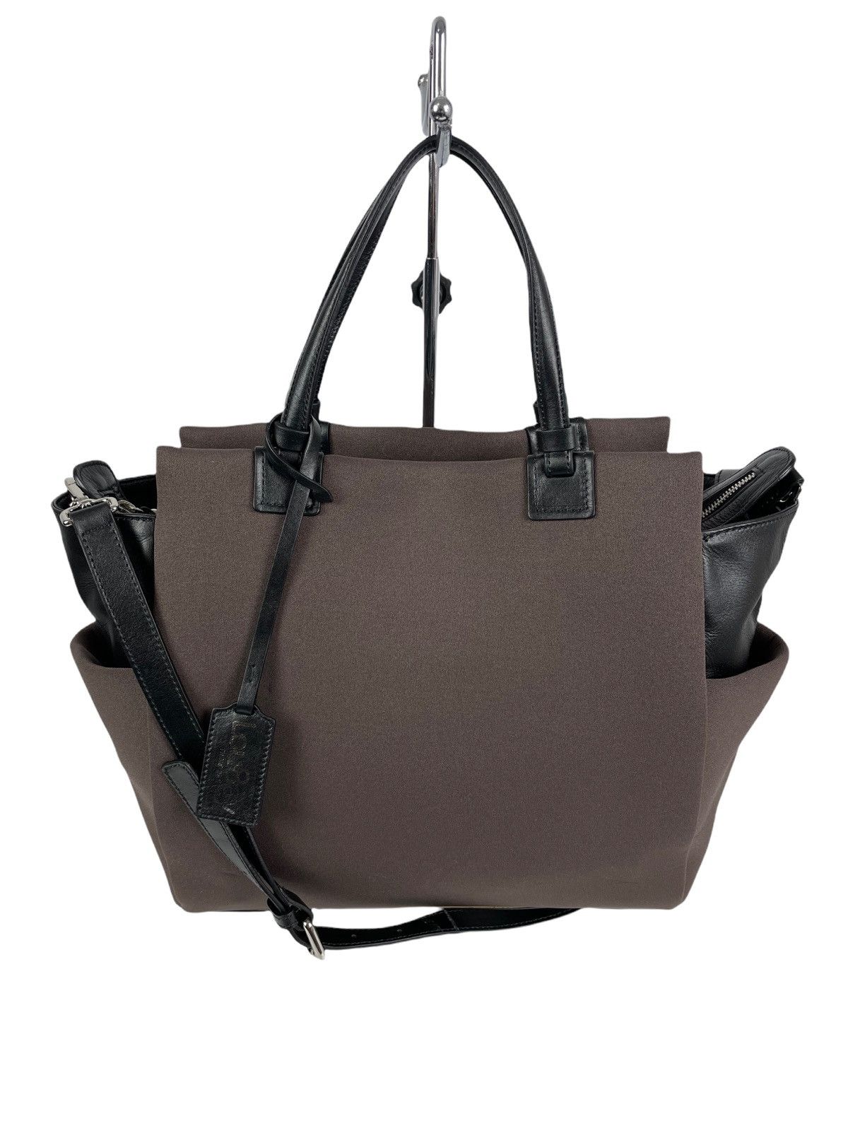 Designer LouBay Italy Soft Handbag nylon + leather Size ONE SIZE - 1 Thumbnail
