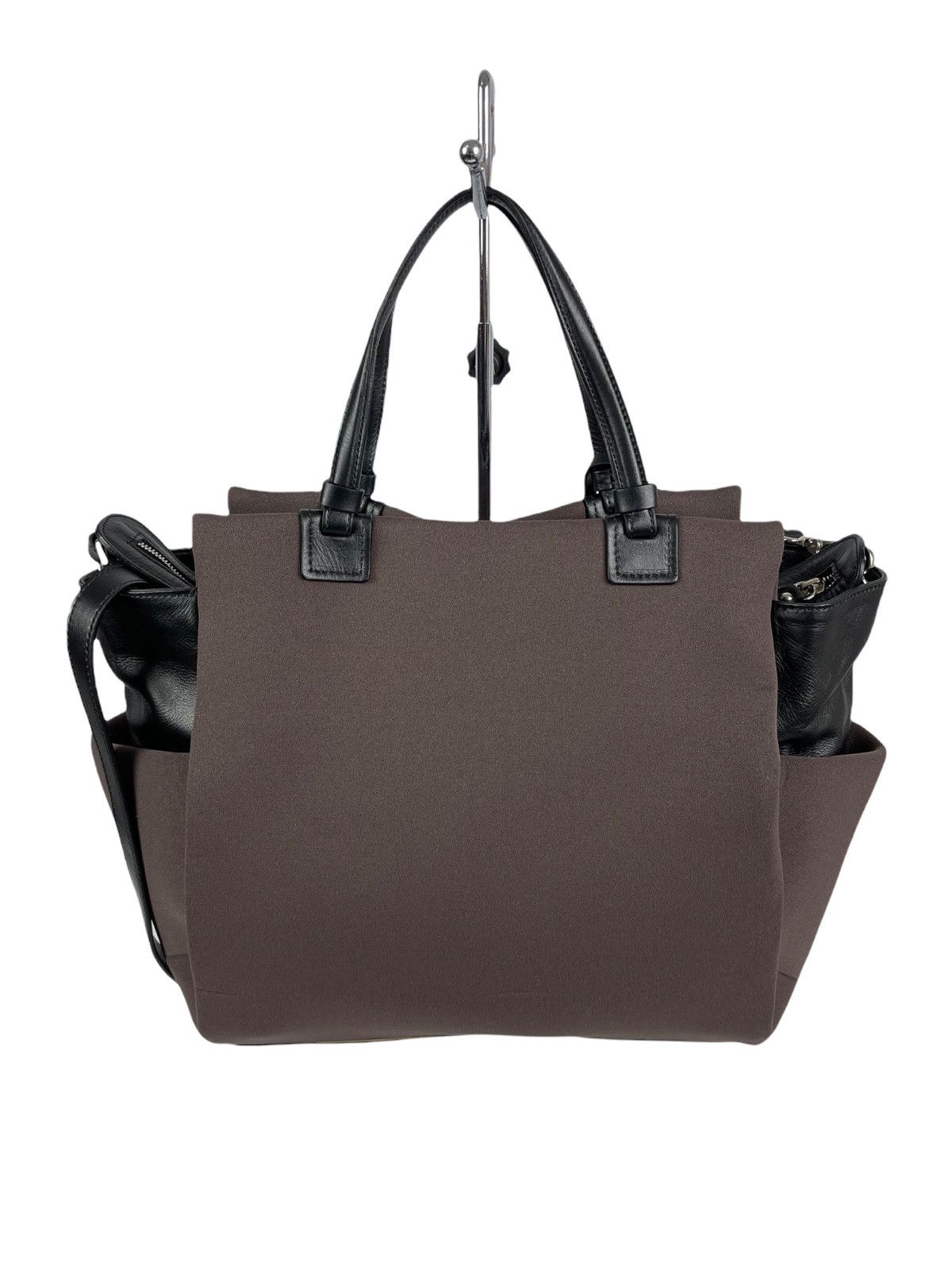 Designer LouBay Italy Soft Handbag nylon + leather Size ONE SIZE - 7 Thumbnail