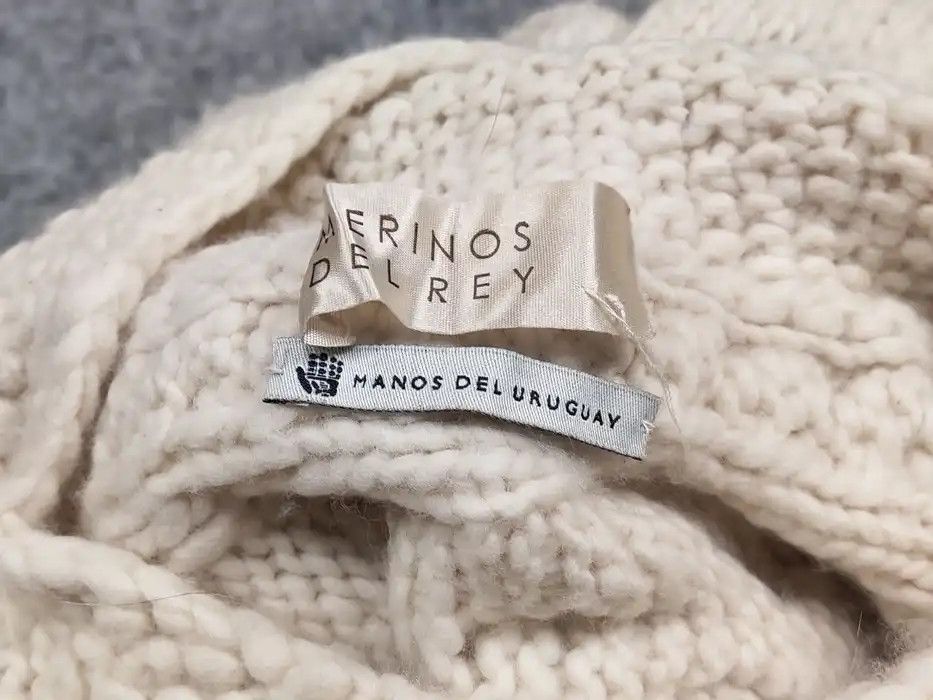 Vintage Merinos Delrey x Manos Del Uruguay Premium Knit Sweater Size M / US 6-8 / IT 42-44 - 8 Thumbnail