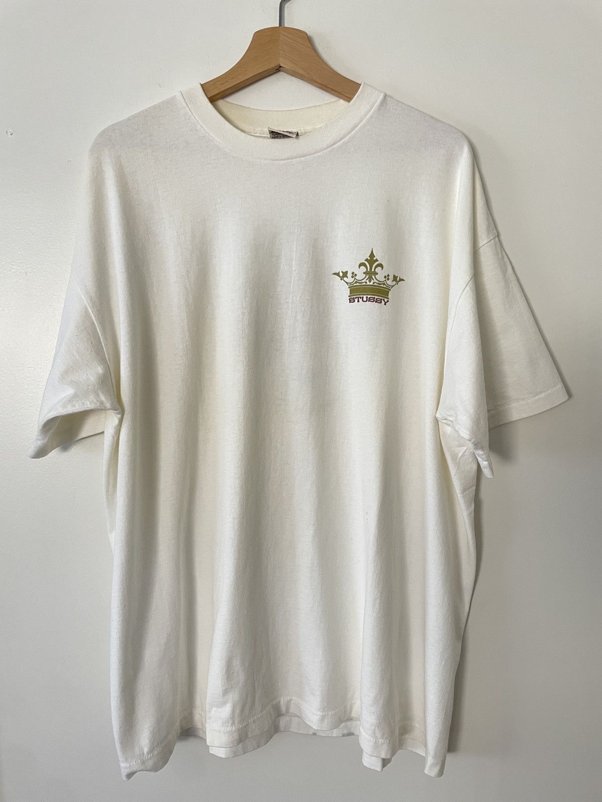 Vintage 90s Stüssy S crown tee