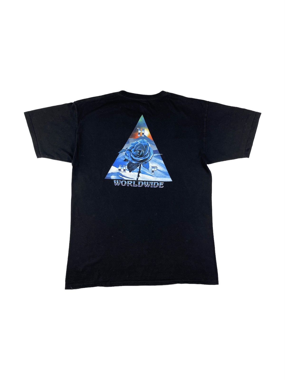 Huf Vintage HUF Ice Rose T Shirt Hype Graphic Y2K Size US L / EU 52-54 / 3 - 1 Thumbnail
