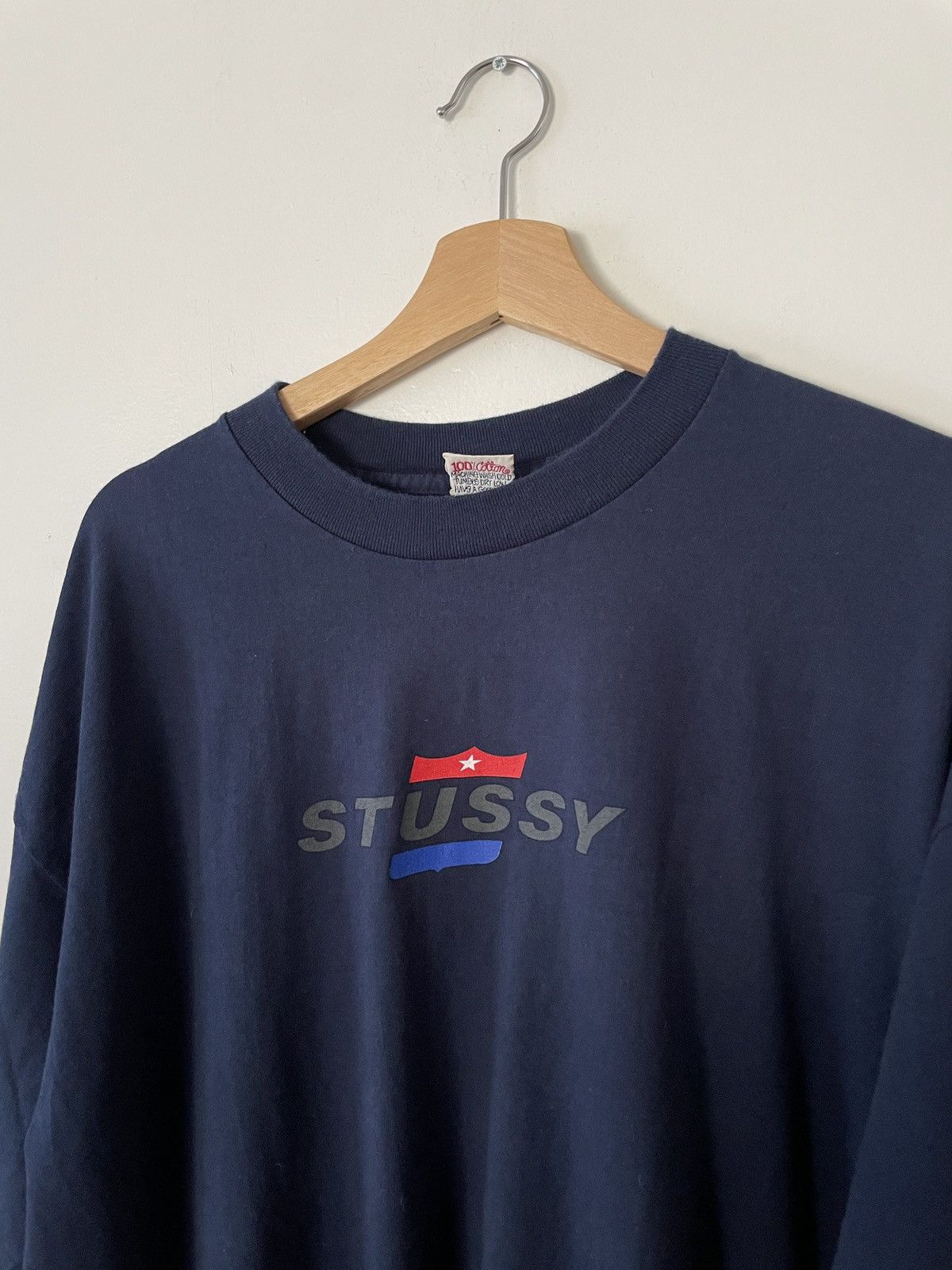Vintage 90s Stüssy long sleeve tee Long Sleeve T Shirts