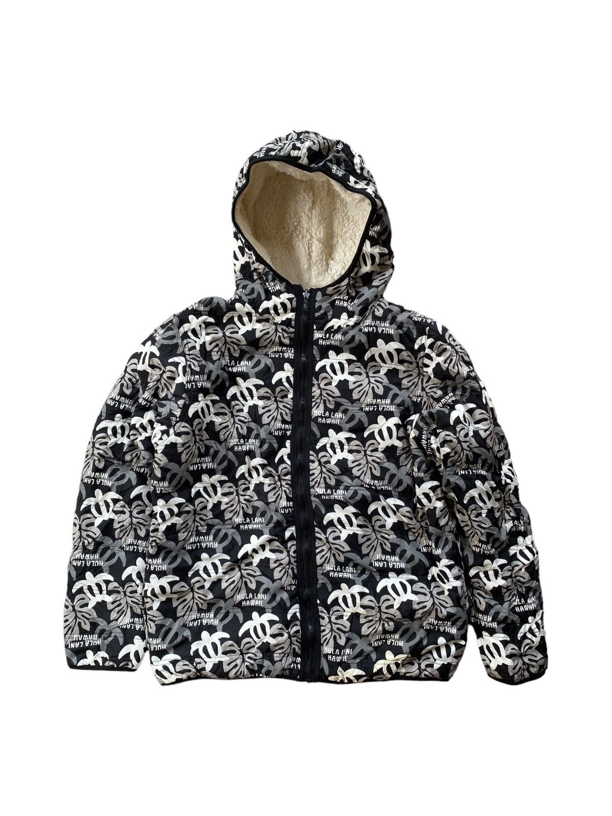 Vintage Hula Lani Hawaii Reversible Hoodies Jacket. #R1