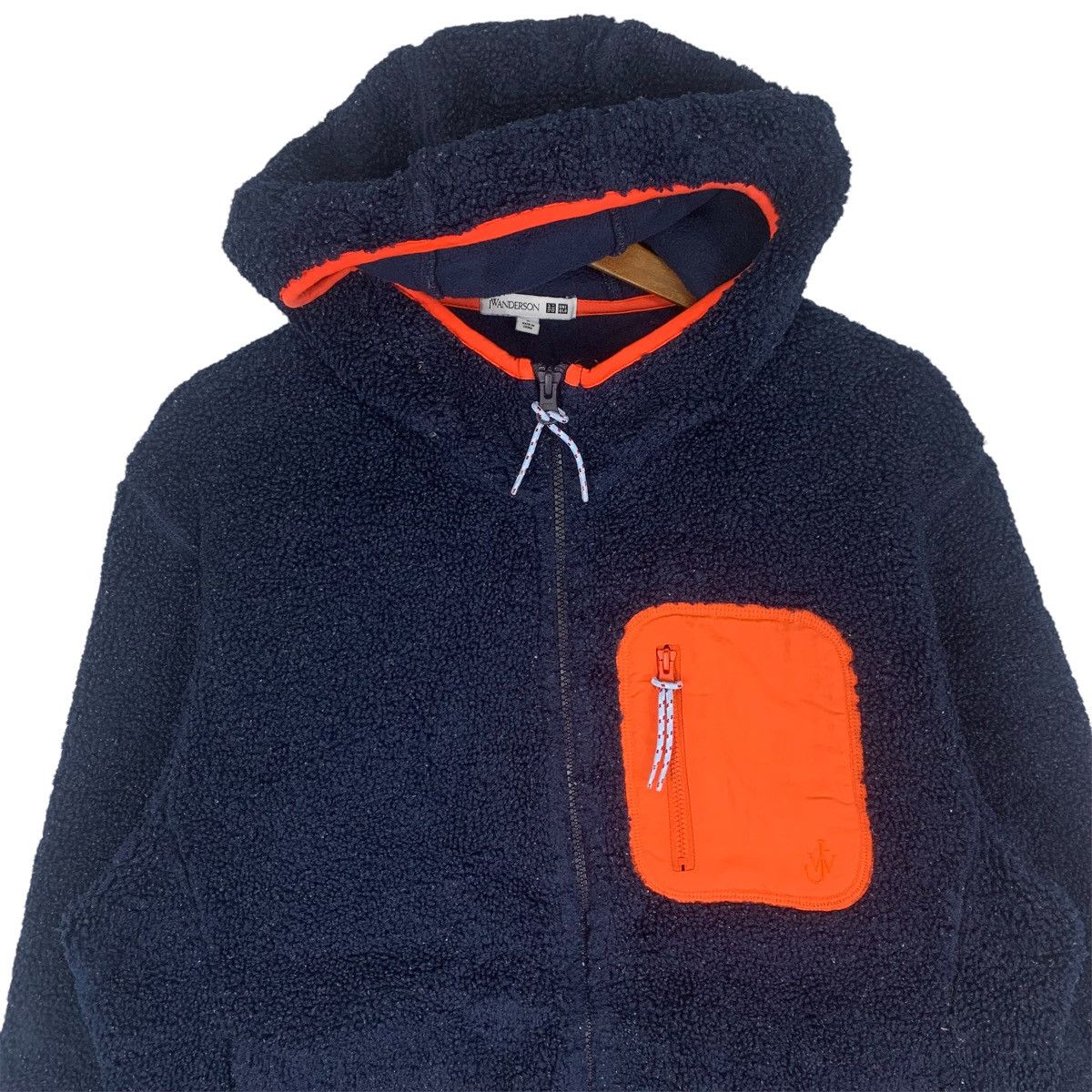 JW Anderson × Uniqlo Uniqlo Fleece Zipup Hoodie Sweatshirt Size US L / EU 52-54 / 3 - 2 Thumbnail