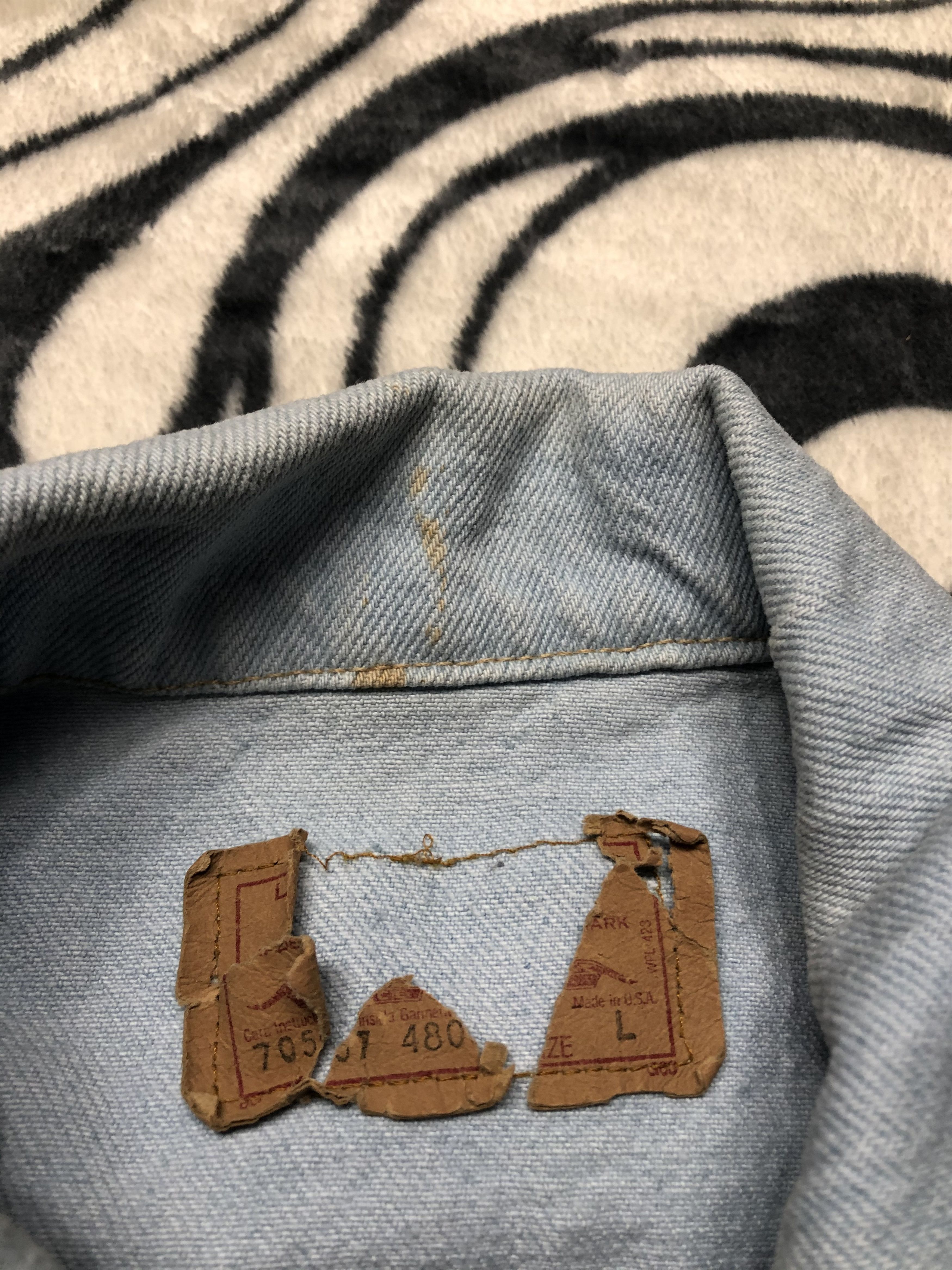 Levi's Levis 90s Vintage Mens Denim Jacket Made In Usa Size US L / EU 52-54 / 3 - 6 Thumbnail