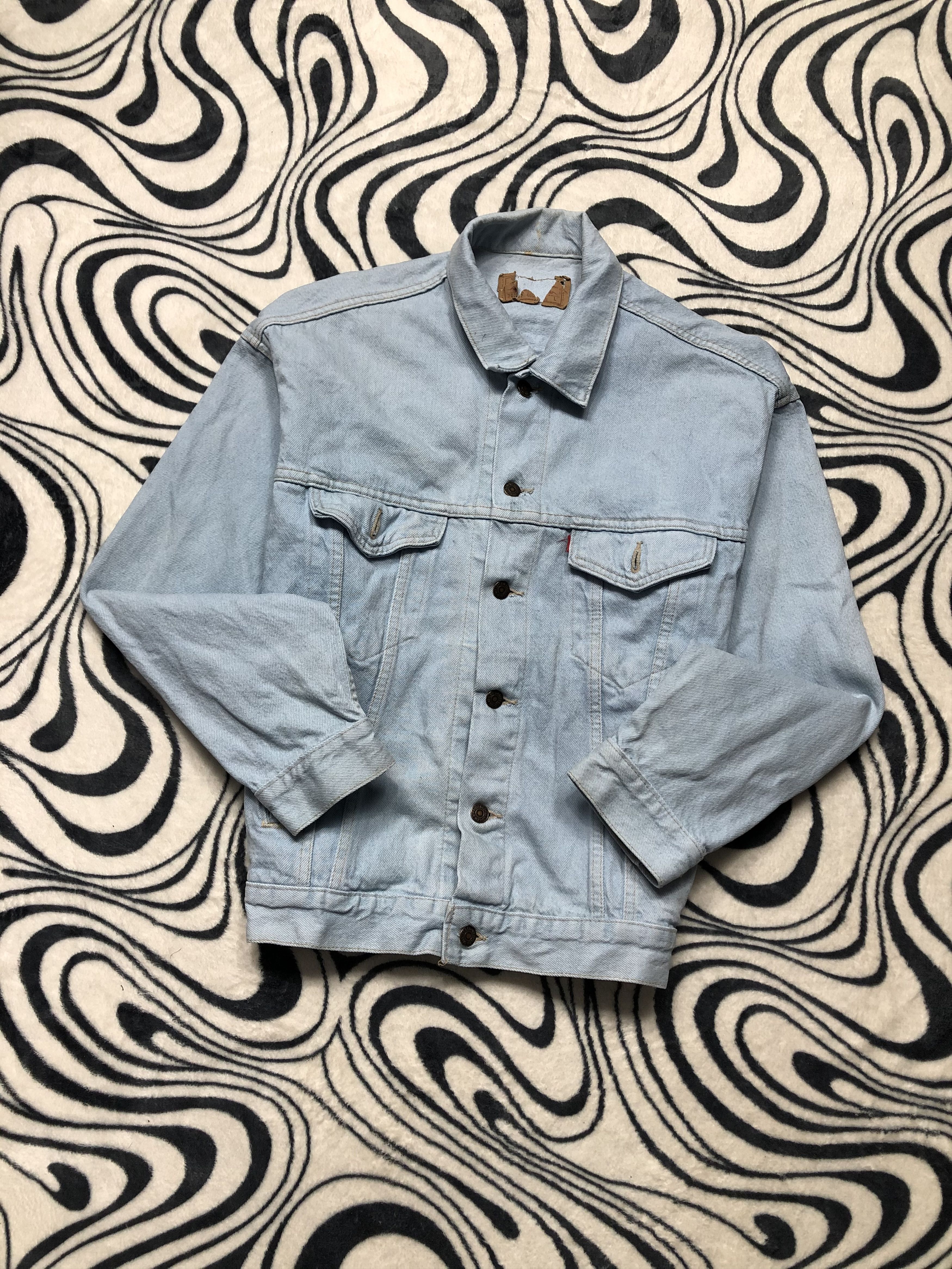 Levi's Levis 90s Vintage Mens Denim Jacket Made In Usa Size US L / EU 52-54 / 3 - 1 Thumbnail
