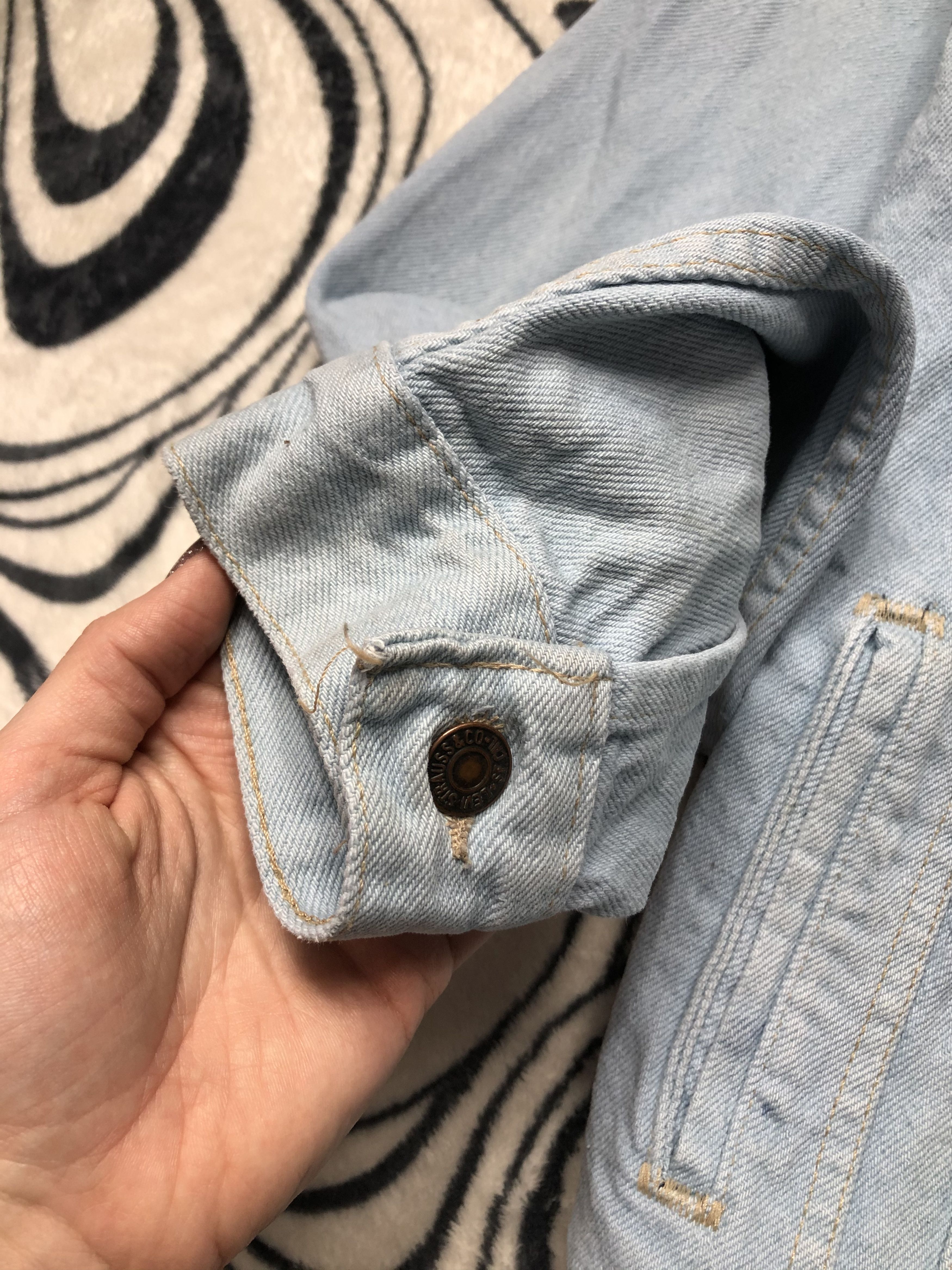 Levi's Levis 90s Vintage Mens Denim Jacket Made In Usa Size US L / EU 52-54 / 3 - 4 Thumbnail