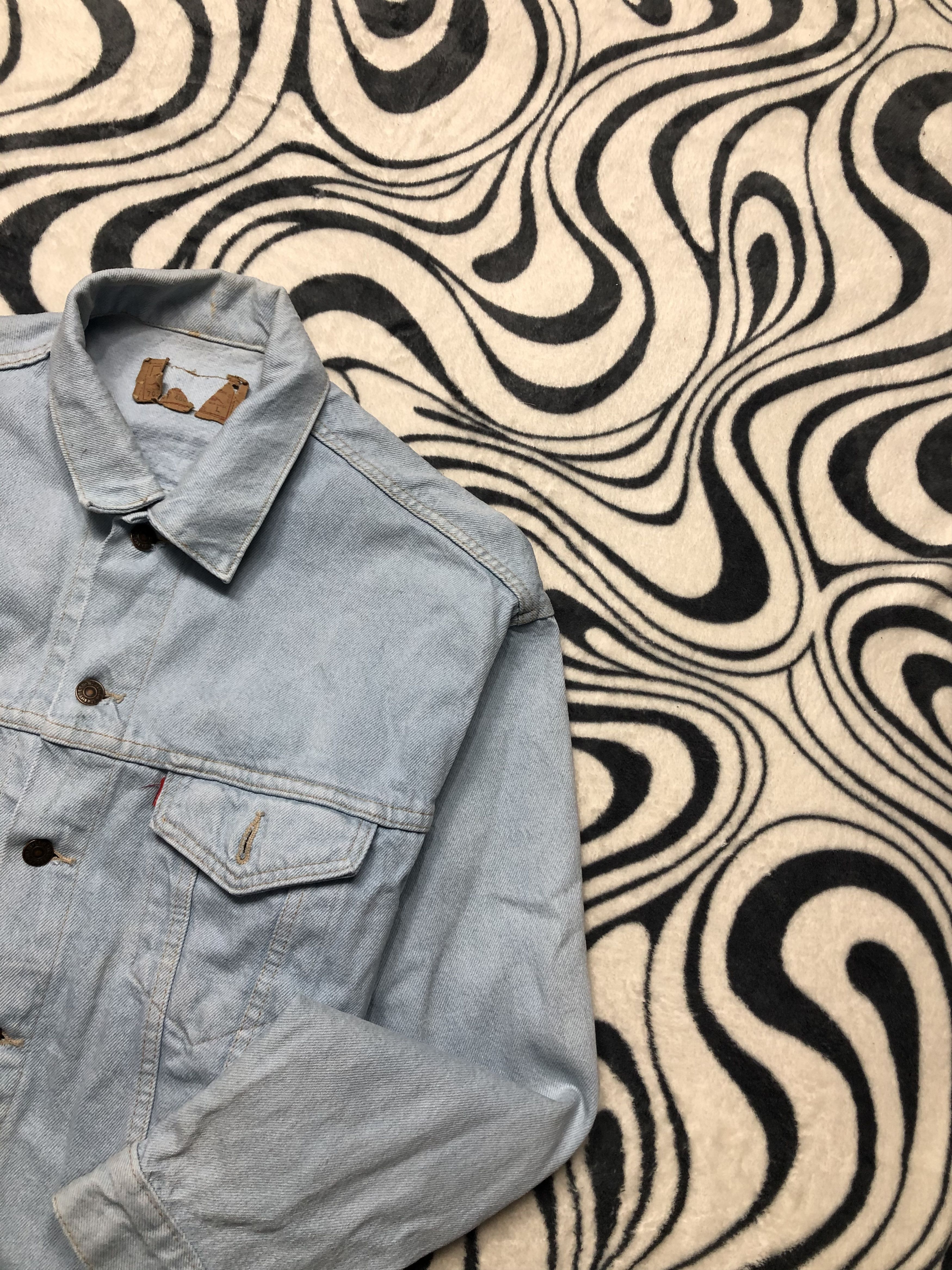 Levi's Levis 90s Vintage Mens Denim Jacket Made In Usa Size US L / EU 52-54 / 3 - 2 Thumbnail