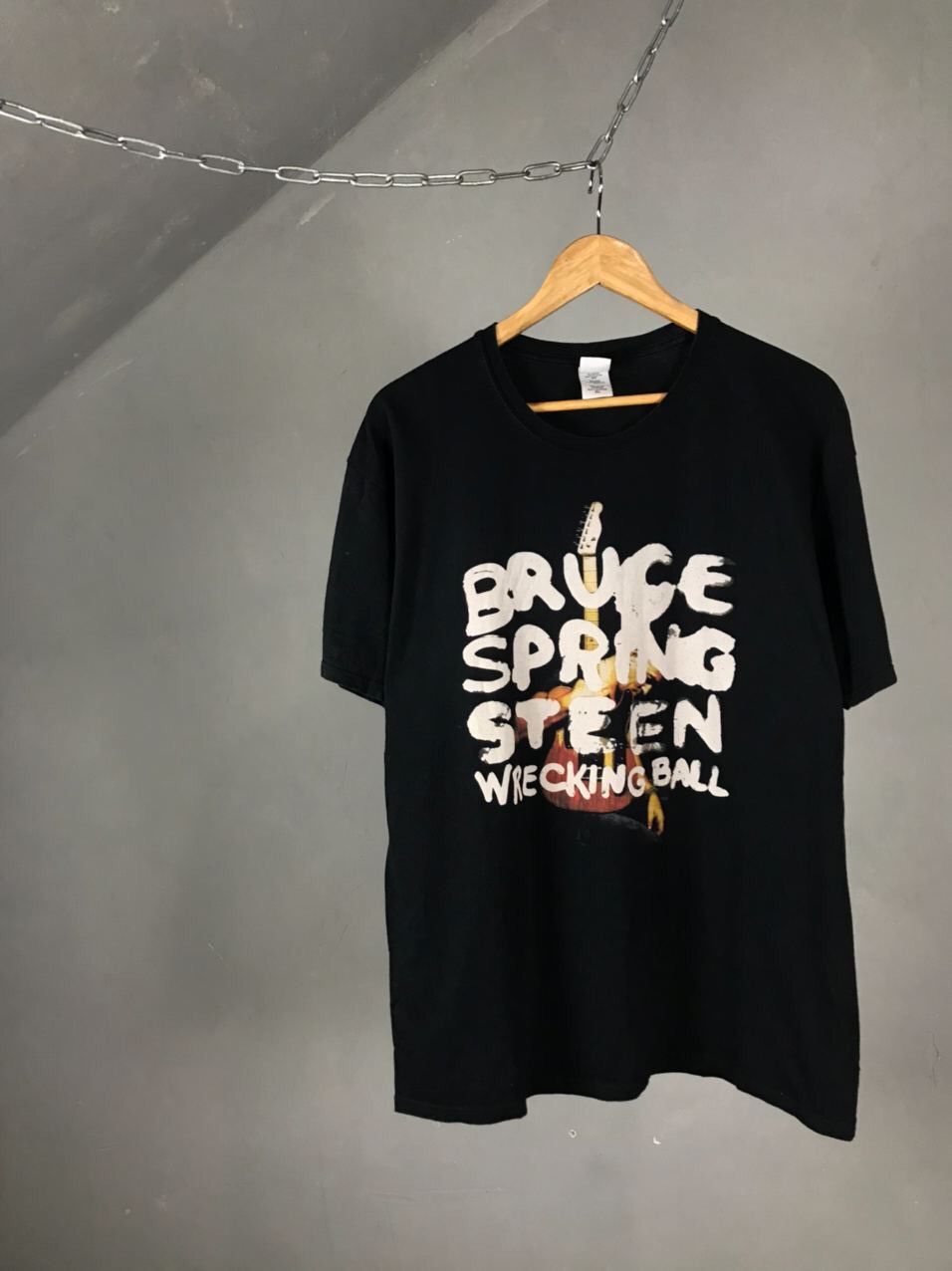 Band Tees Bruce Spring Steen Vintage Black Tee 2013 Tour Size US XL / EU 56 / 4 - 1 Thumbnail