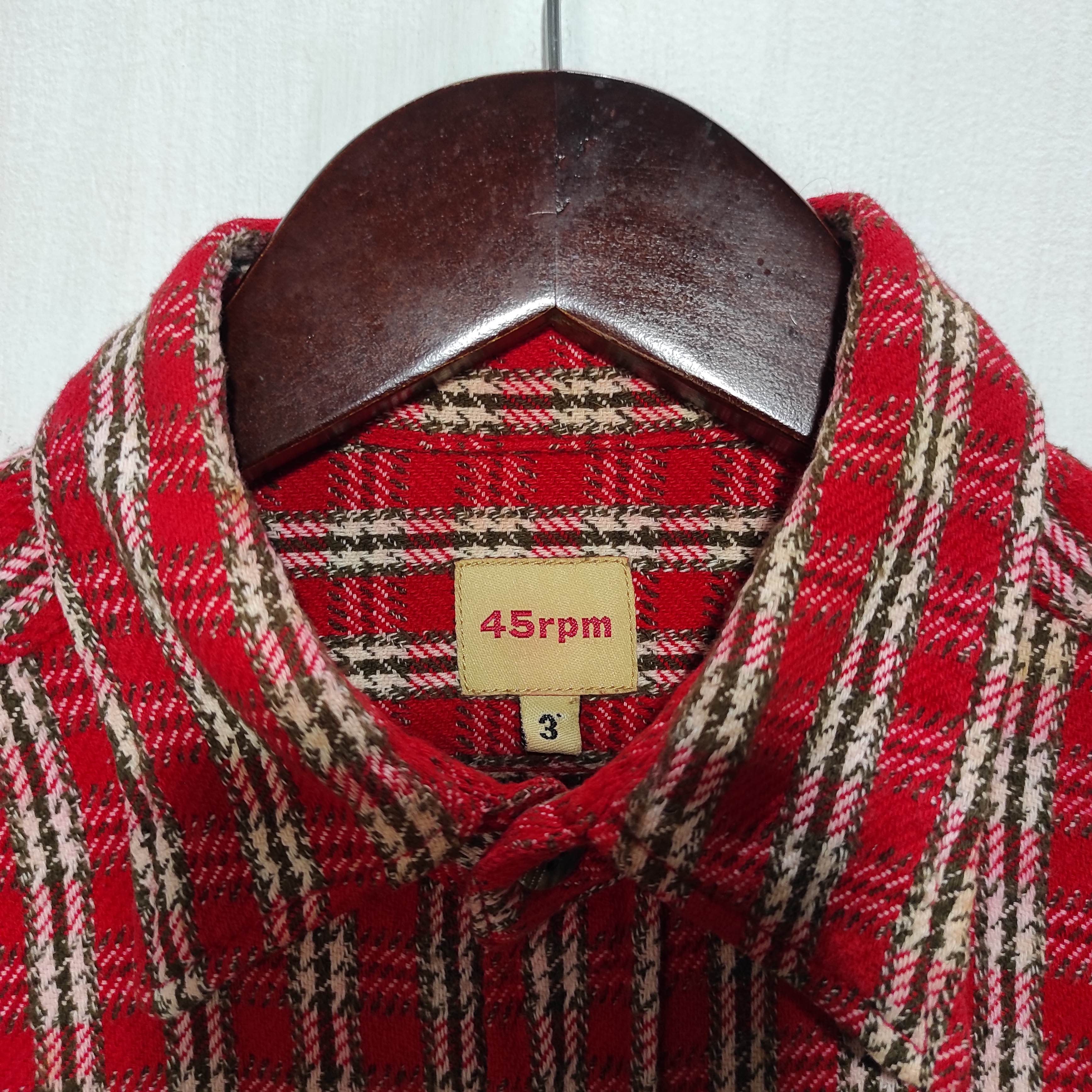 45rpm 45rpm Checked Flannel Made In Japan Size US S / EU 44-46 / 1 - 4 Thumbnail