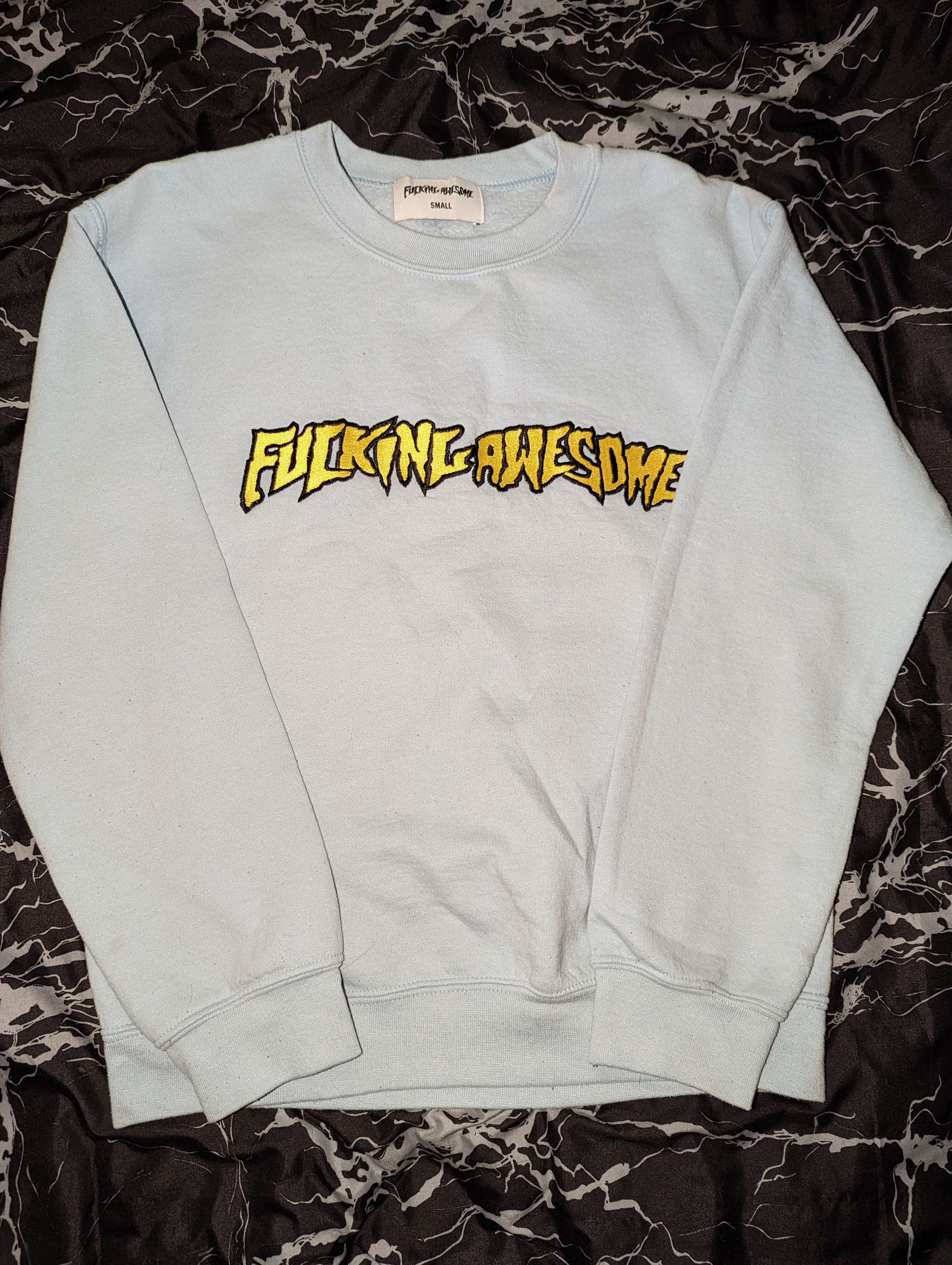 Fucking Awesome × NHL Fucking Awesome I Love You Ivory Knit