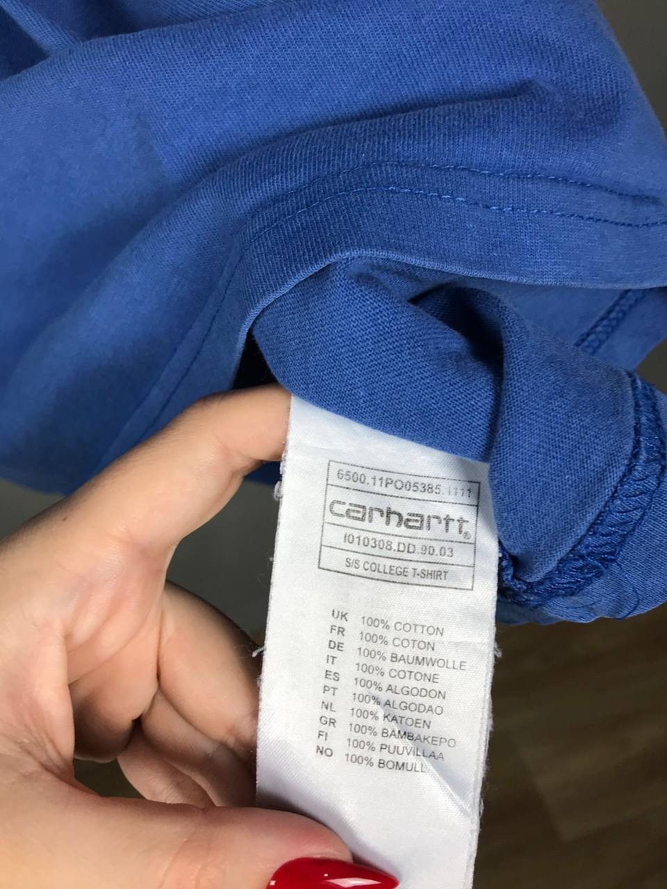 Carhartt Carhartt vintage streetwear center logo college tee Size US M / EU 48-50 / 2 - 6 Thumbnail