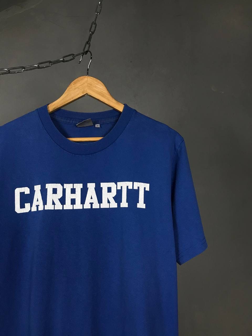Carhartt Carhartt vintage streetwear center logo college tee Size US M / EU 48-50 / 2 - 2 Thumbnail