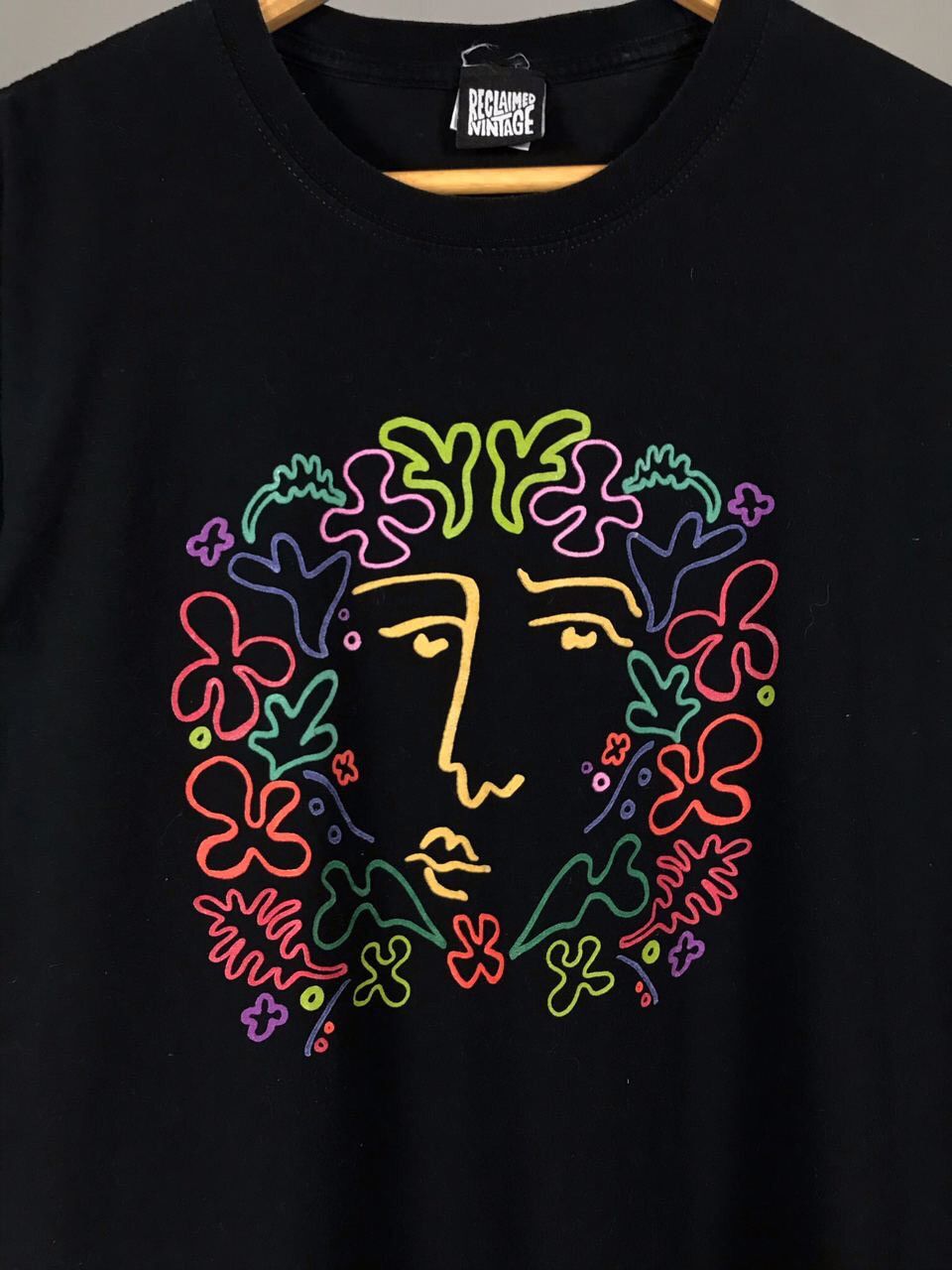 Vintage Vintage Art Streetwear Black Tee Size US M / EU 48-50 / 2 - 3 Thumbnail